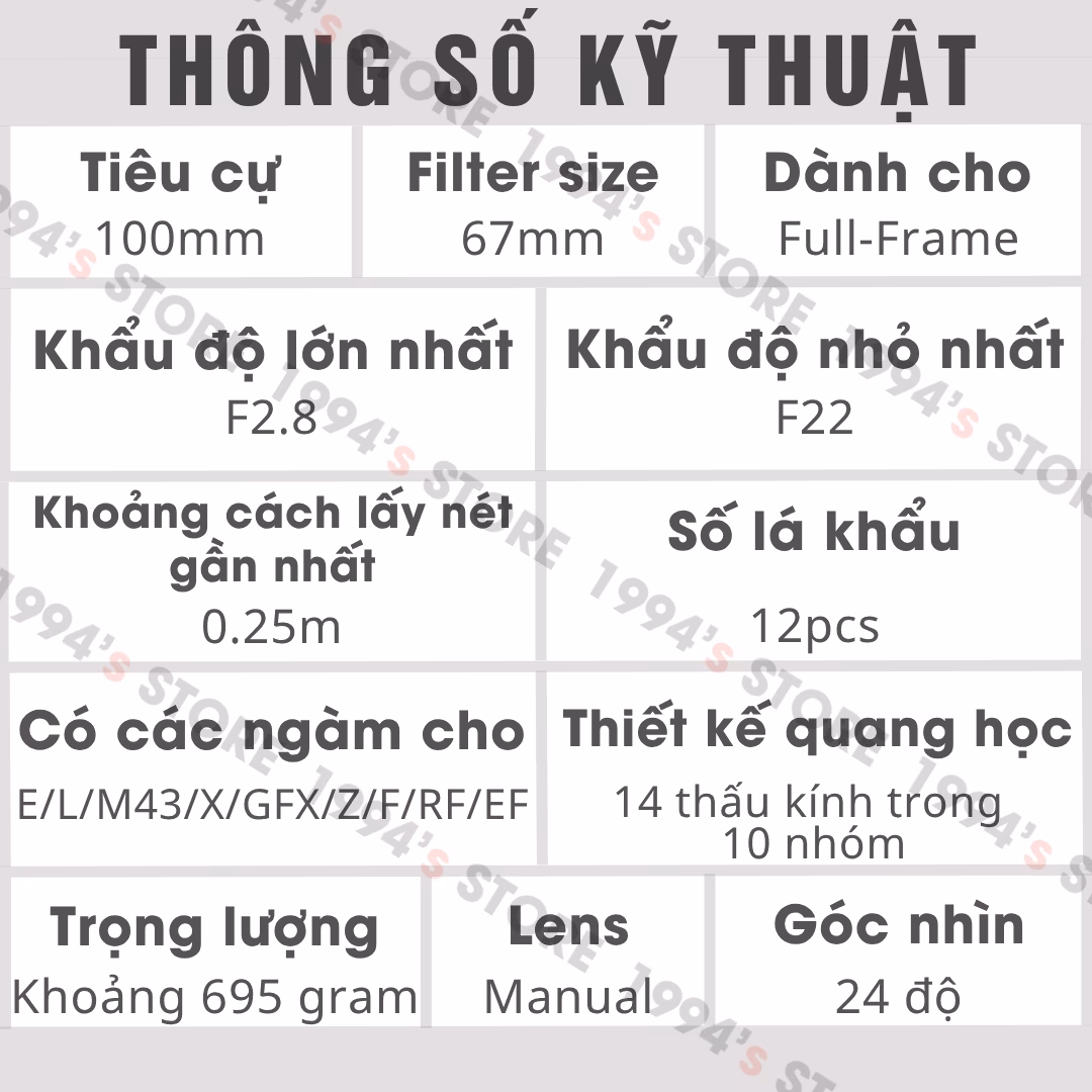 Lens Tilt Shift chụp kiến trúc giá tốt