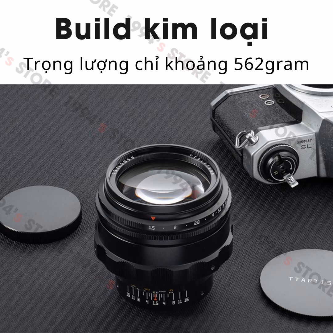 TTArtisan 75mm F1.5 Swirly Bokeh Full-Frame for M42 - Bokeh Xoáy