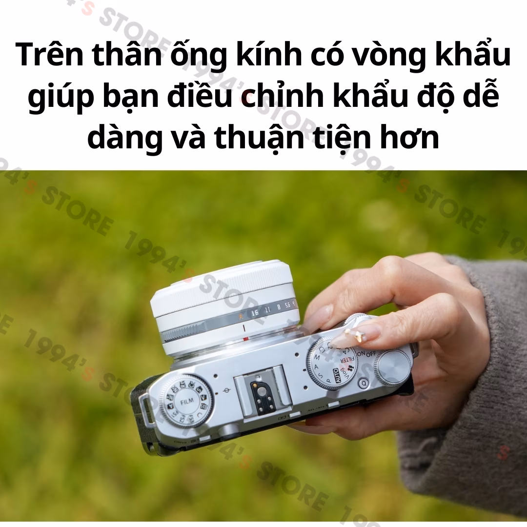 Ống kính TTArtisan AF 27mm F2.8 White AF Pancake cho Fujifilm/Sony/Nikon