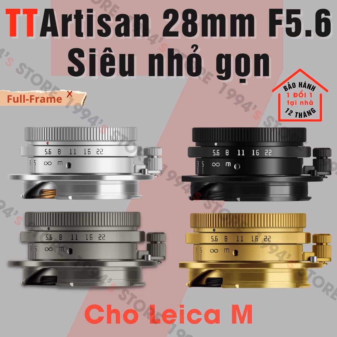 TTArtisan 28mm F5.6 Full-Frame cho Leica M
