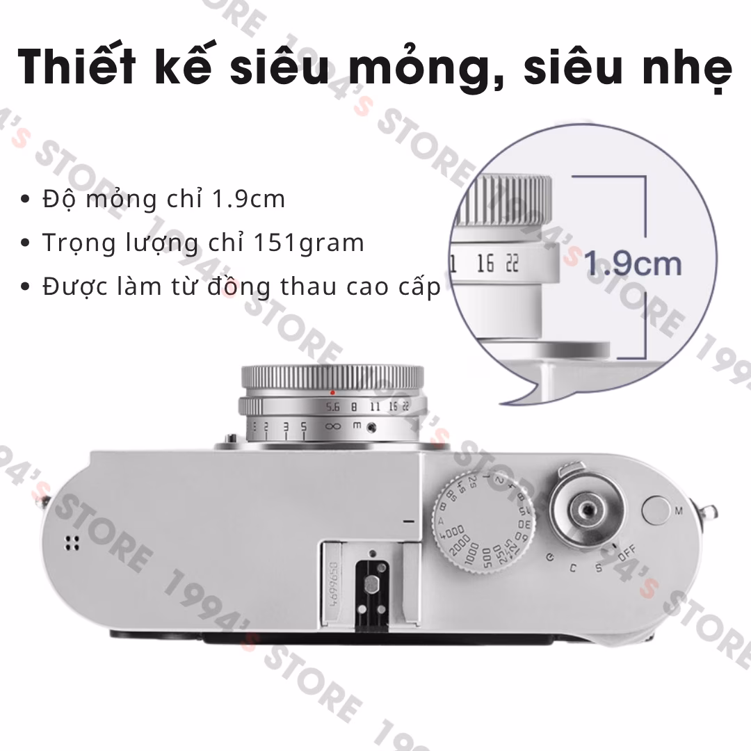 TTArtisan 28mm F5.6 Full-Frame cho Leica M