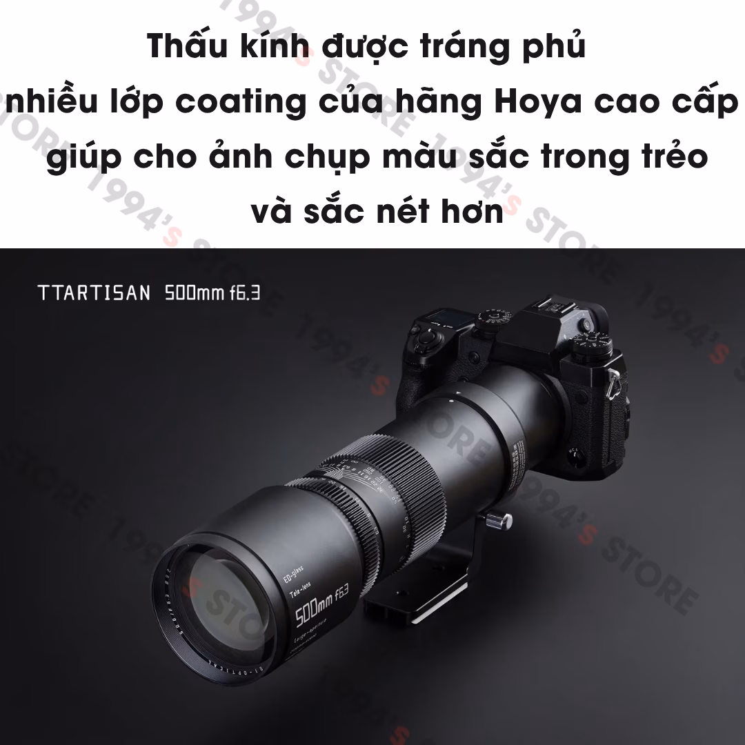 TTArtisan 500mm F6.3 Full-Frame Siêu Tele