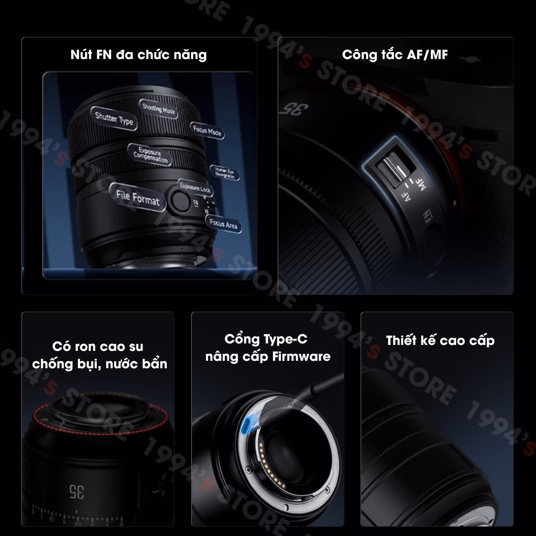 Ống kính Brightin Star 35mm F1.8 AF Full-Frame Sony E/Nikon Z