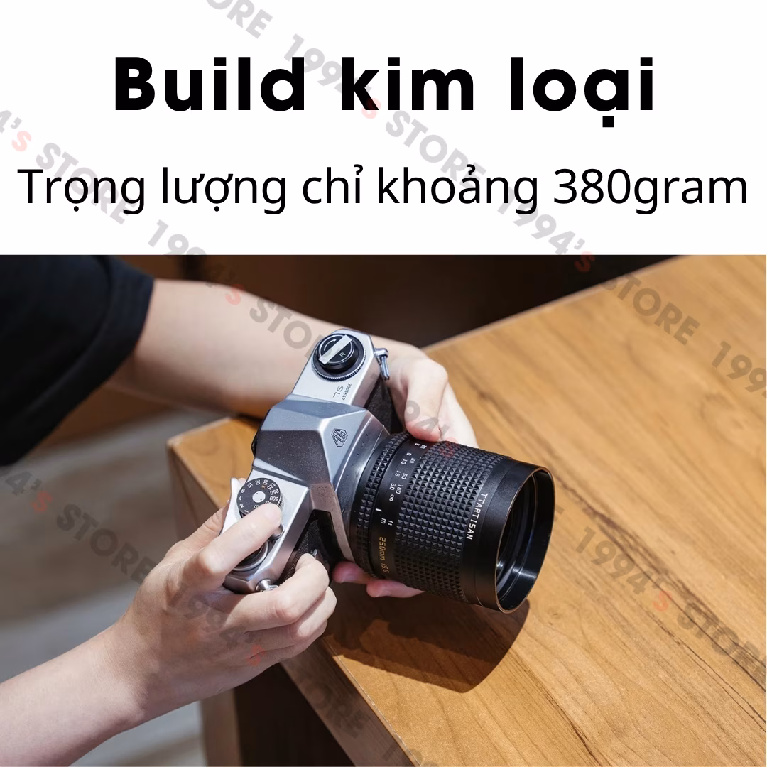 Ống kính chân dung xóa phông độc lạ
