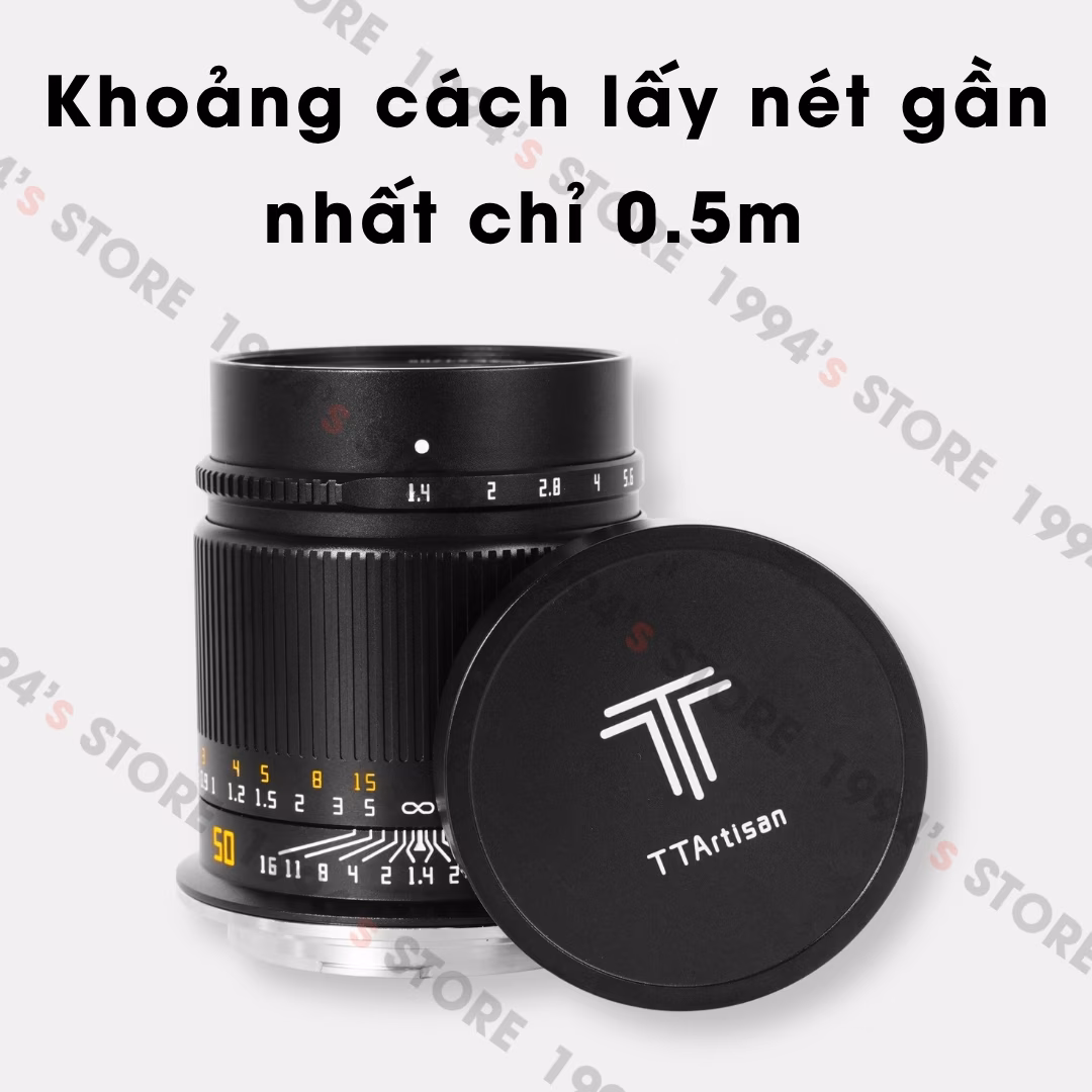 Ống kính TTArtisan 50mm F1.4 ASPH lens Full-Frame