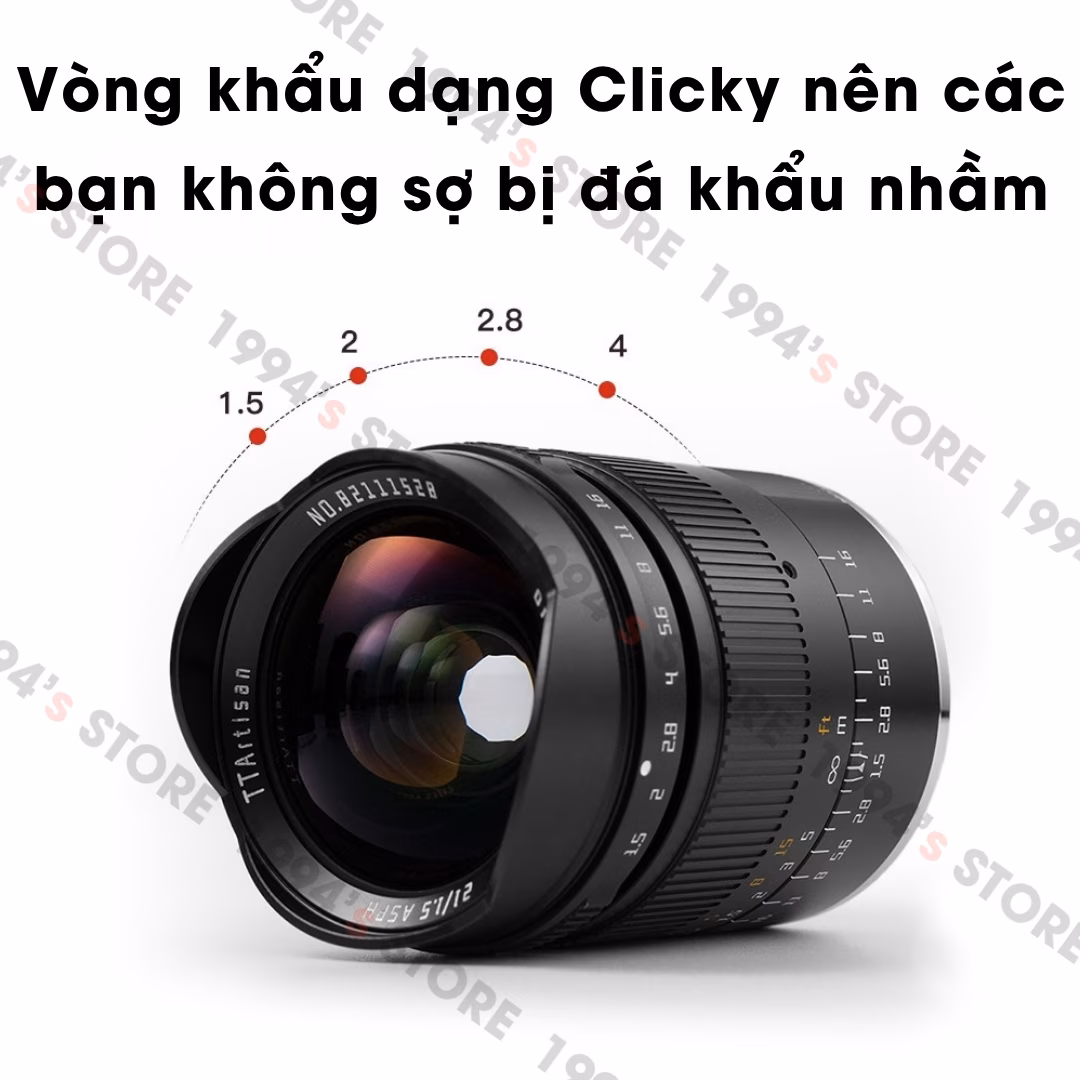 Ống kính TTArtisan 21mm F1.5 ASPH for Full-Frame và Leica M