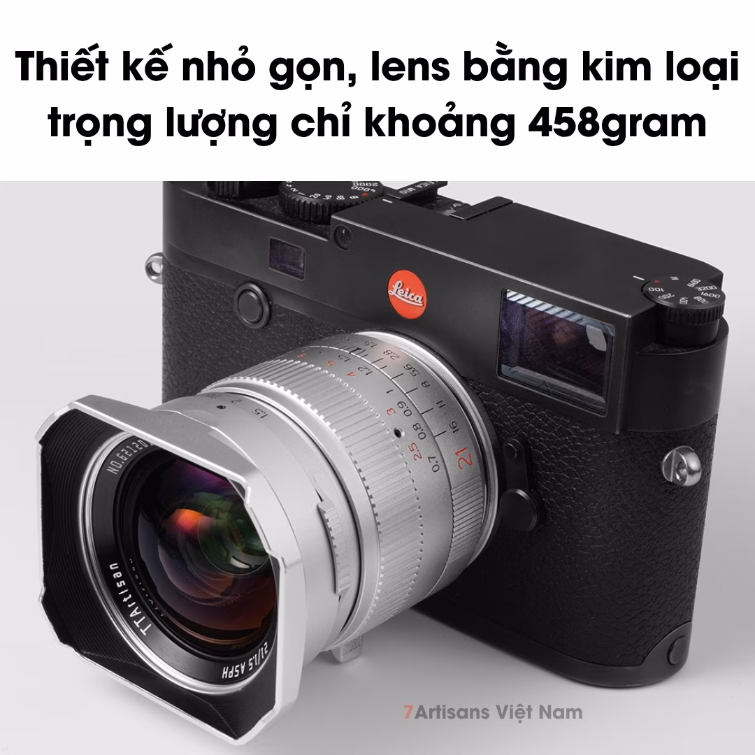 Ống kính TTArtisan 21mm F1.5 ASPH for Full-Frame và Leica M