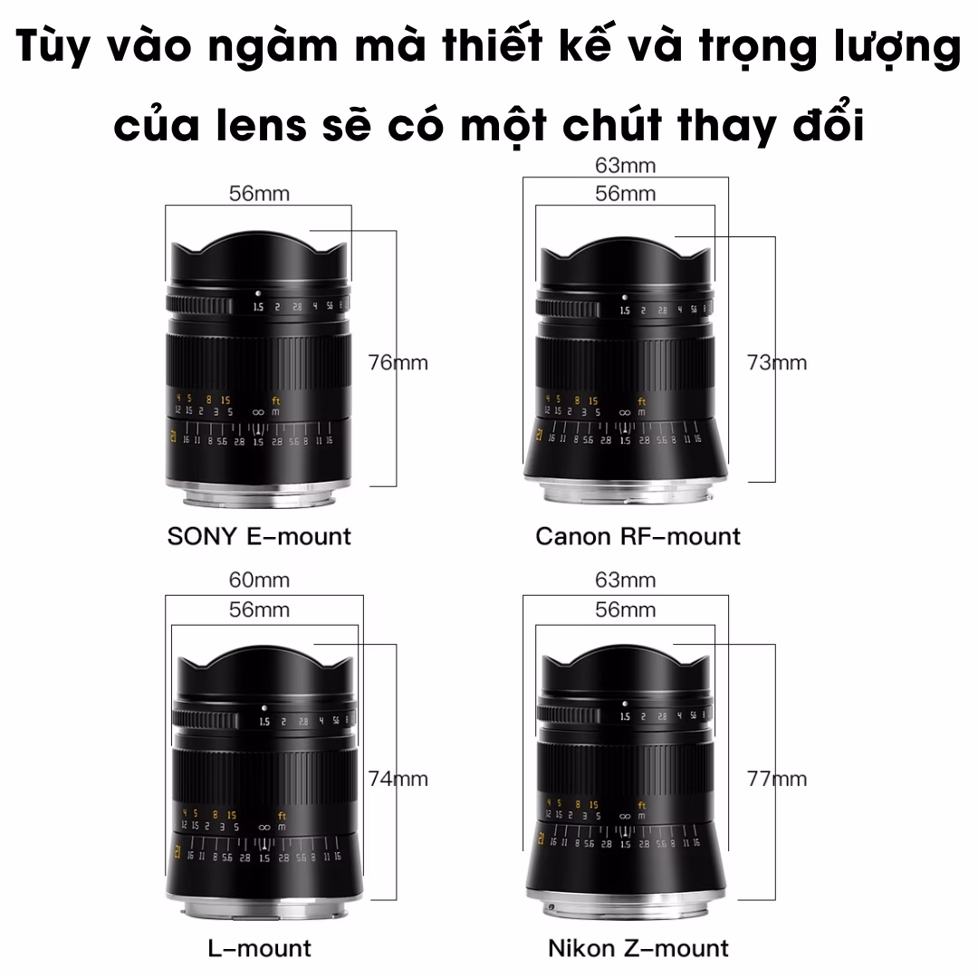 Ống kính TTArtisan 21mm F1.5 ASPH for Full-Frame và Leica M