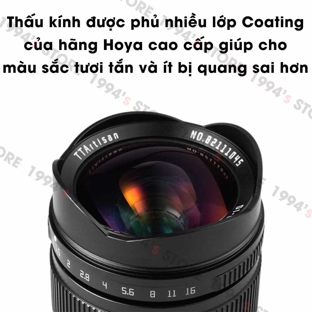 Ống kính TTArtisan 21mm F1.5 ASPH for Full-Frame và Leica M