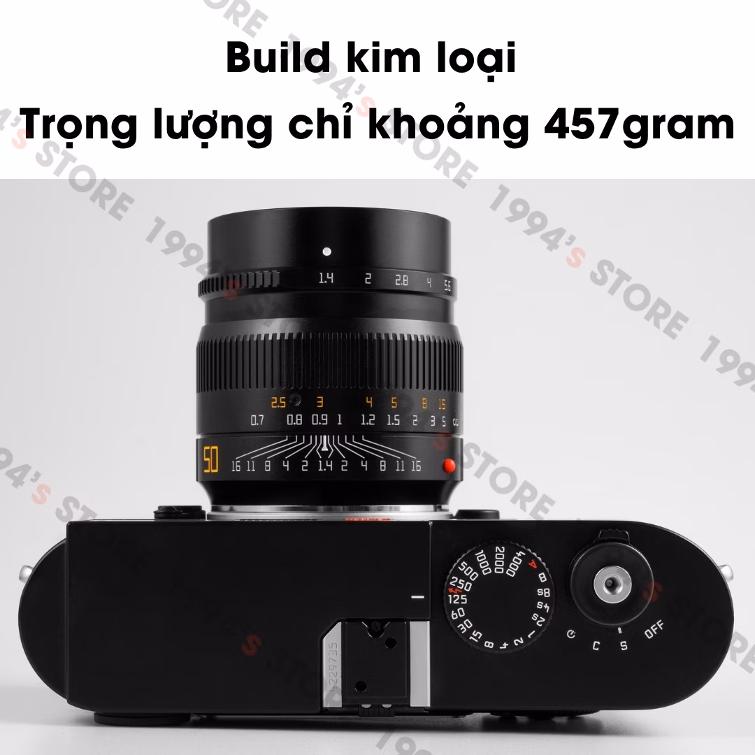 TTArtisan 50mm F1.4 ASPH lens Full-Frame cho Leica M