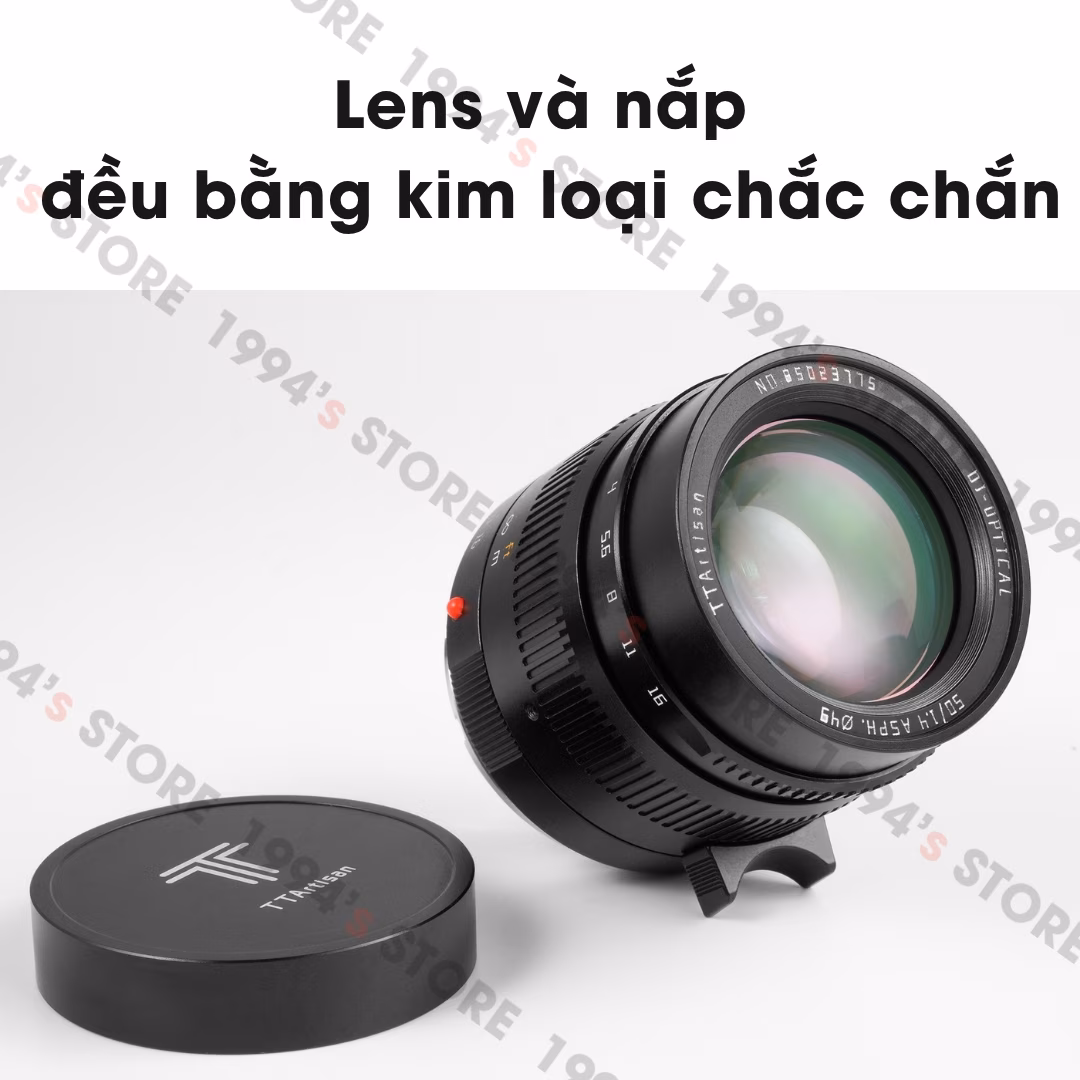 TTArtisan 50mm F1.4 ASPH lens Full-Frame cho Leica M