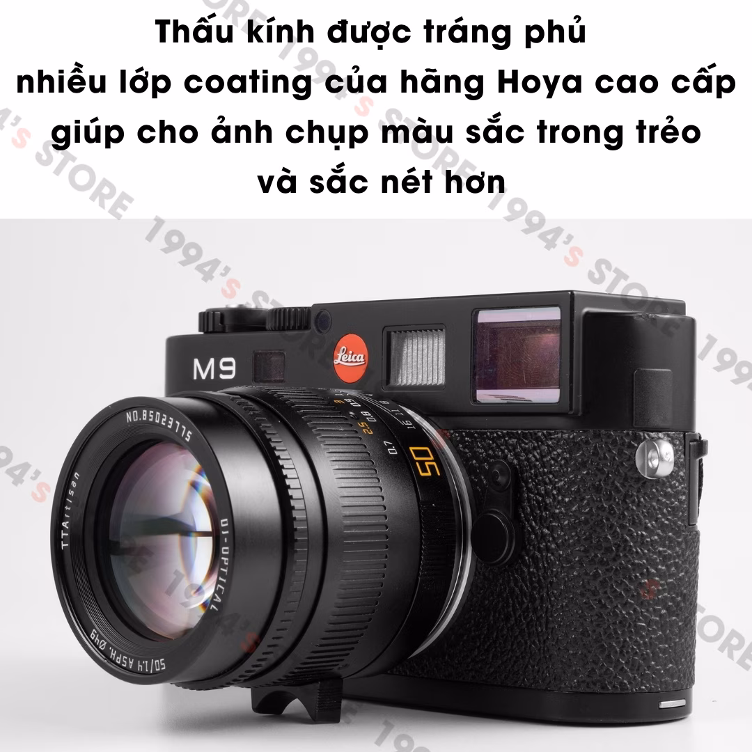 TTArtisan 50mm F1.4 ASPH lens Full-Frame cho Leica M