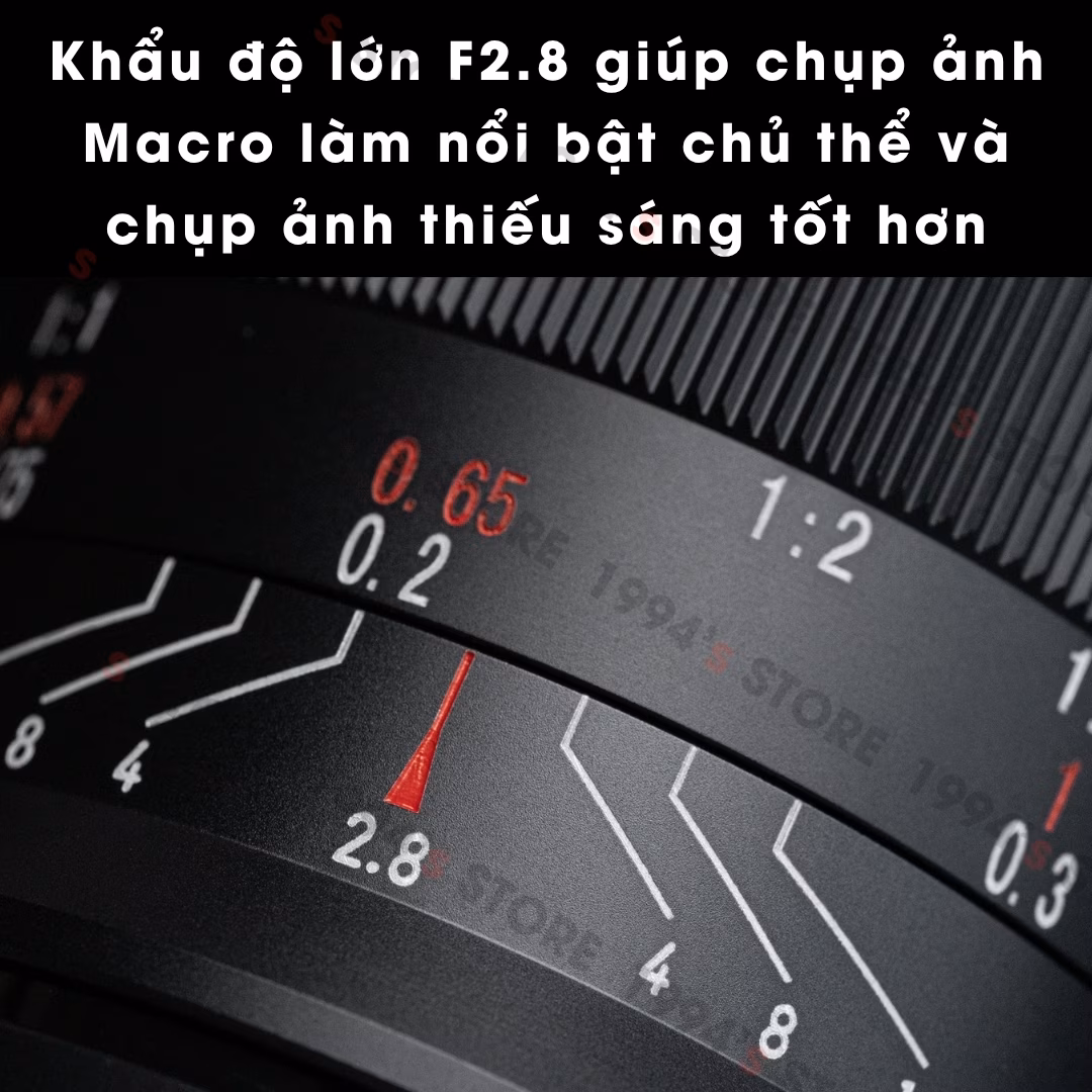 7Artisans  60mm F2.8 Mark II Macro 1:1 - Chuyên chụp sản phẩm