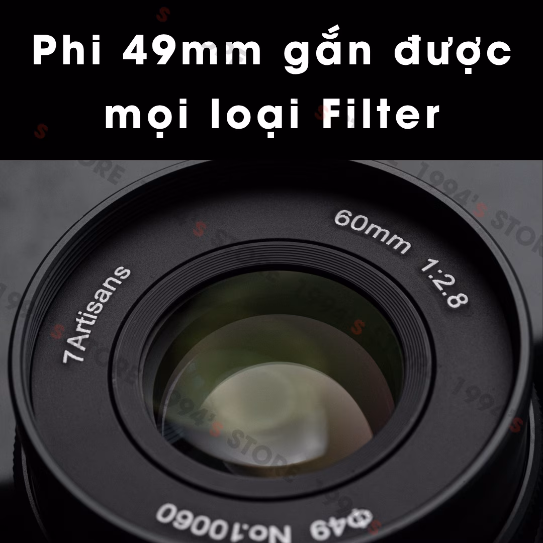 7Artisans  60mm F2.8 Mark II Macro 1:1 - Chuyên chụp sản phẩm