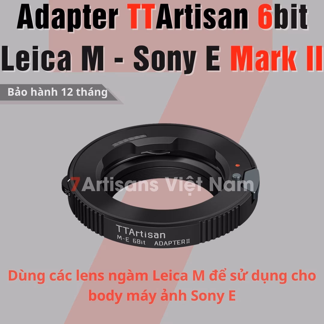 Ngàm chuyển TTArtisan 6 bit M-E Mark II