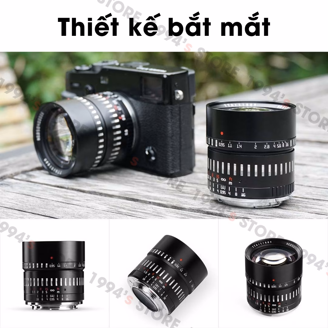 Ống kính TTArtisan 50mm F0.95 chân dung xóa phông mù mịt