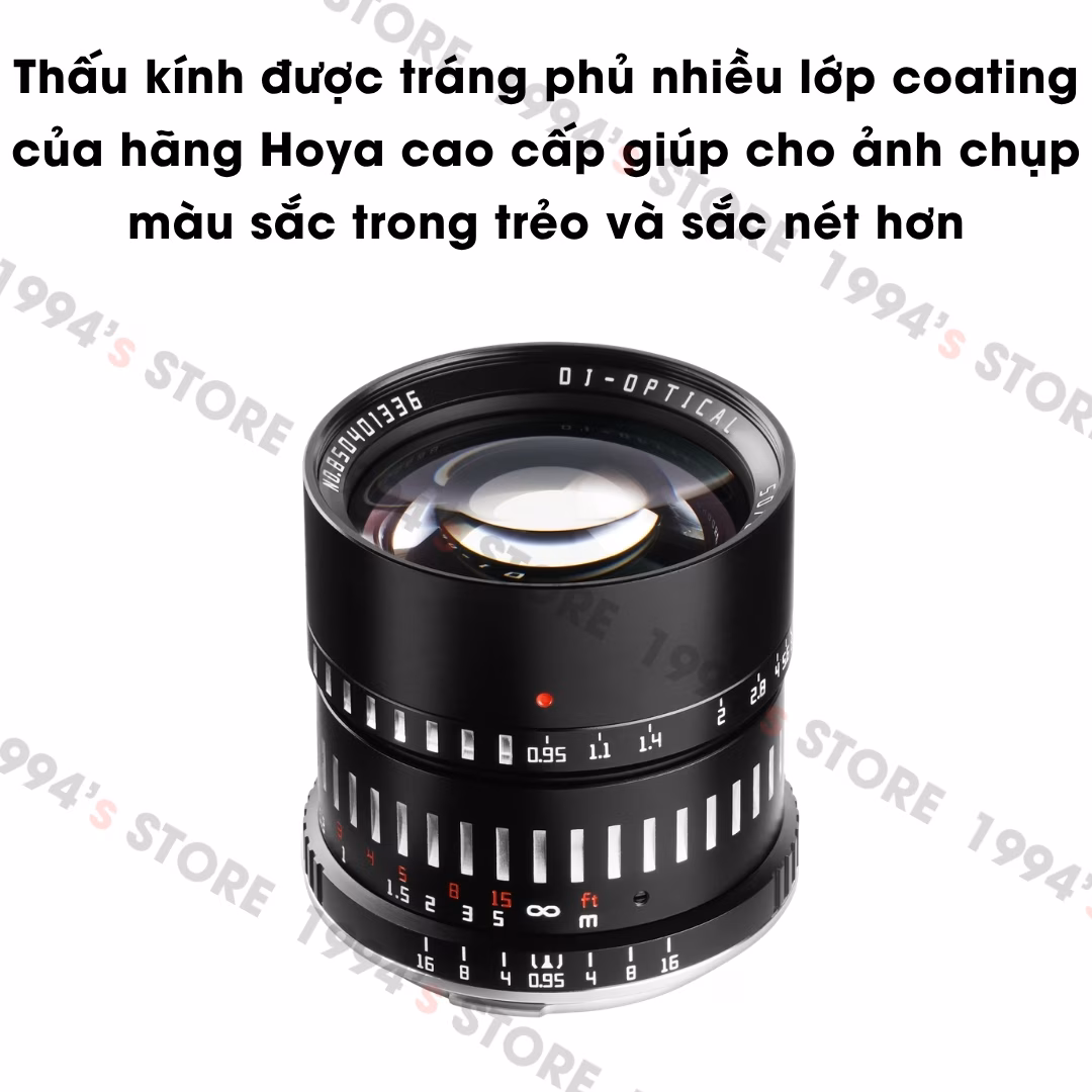 Ống kính TTArtisan 50mm F0.95 chân dung xóa phông mù mịt