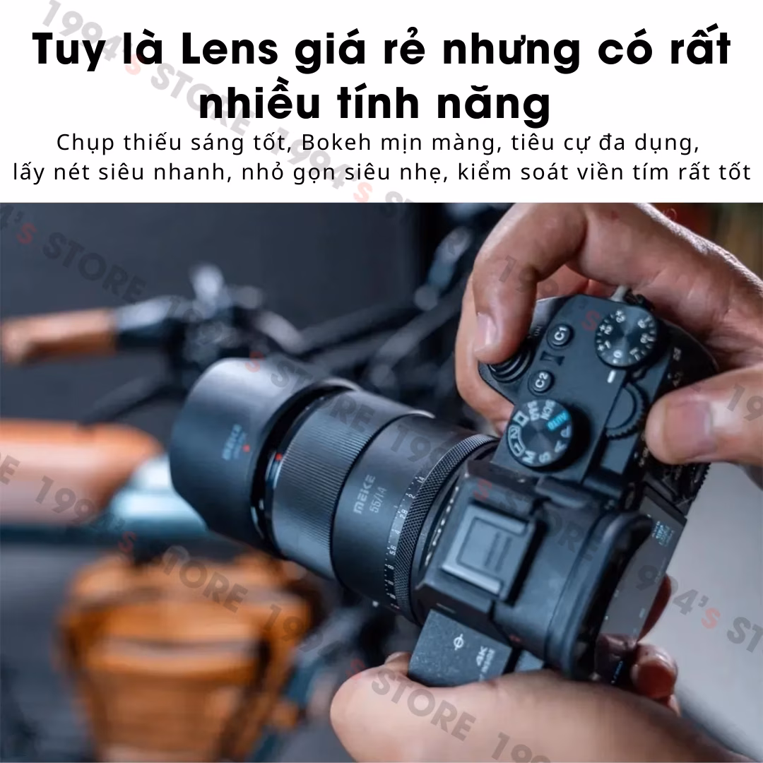 Meike 55mm F1.4 NEO có lấy nét tự động – Lens chân dung xóa phông