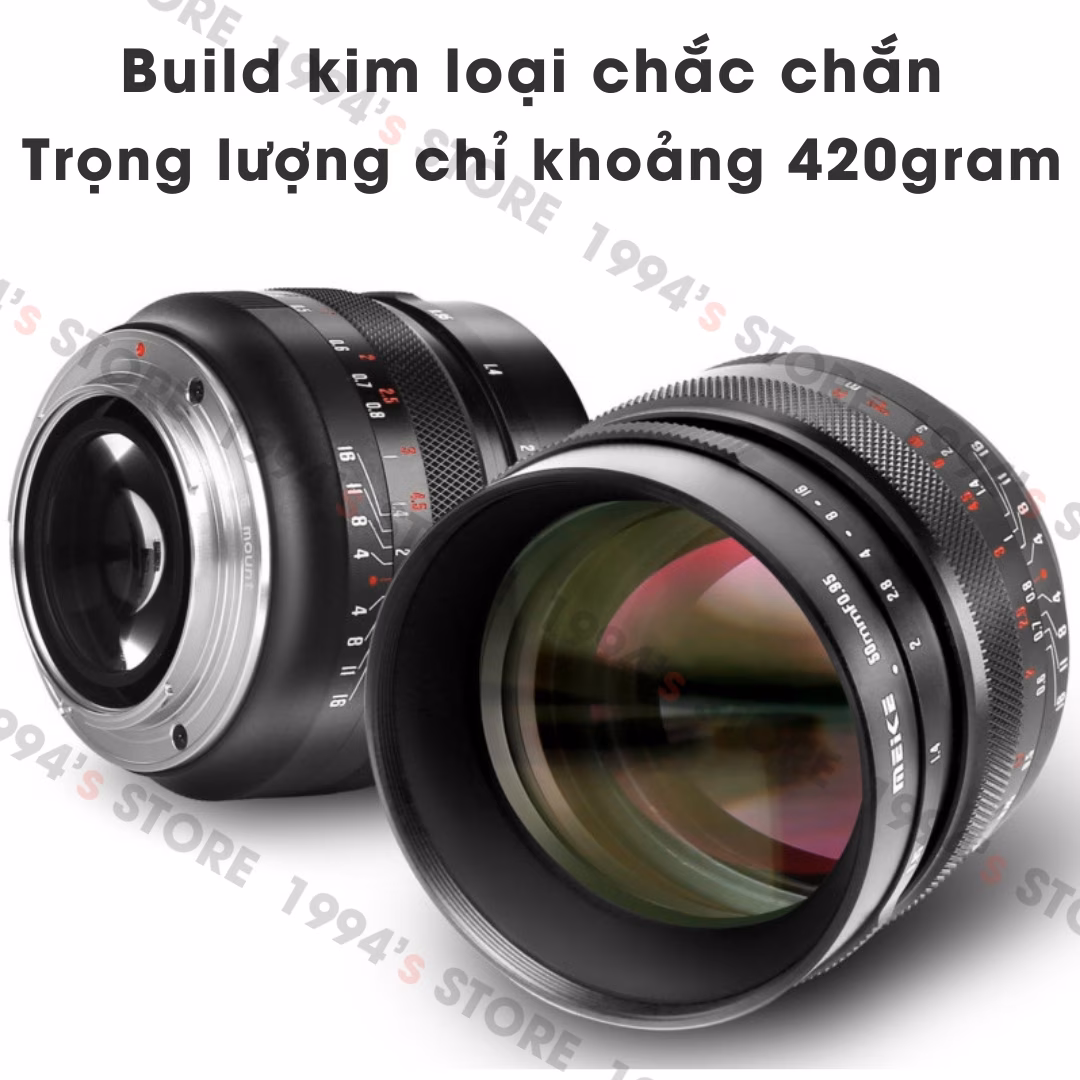 Meike 50mm F0.95 – Chân dung xóa phông mù mịt