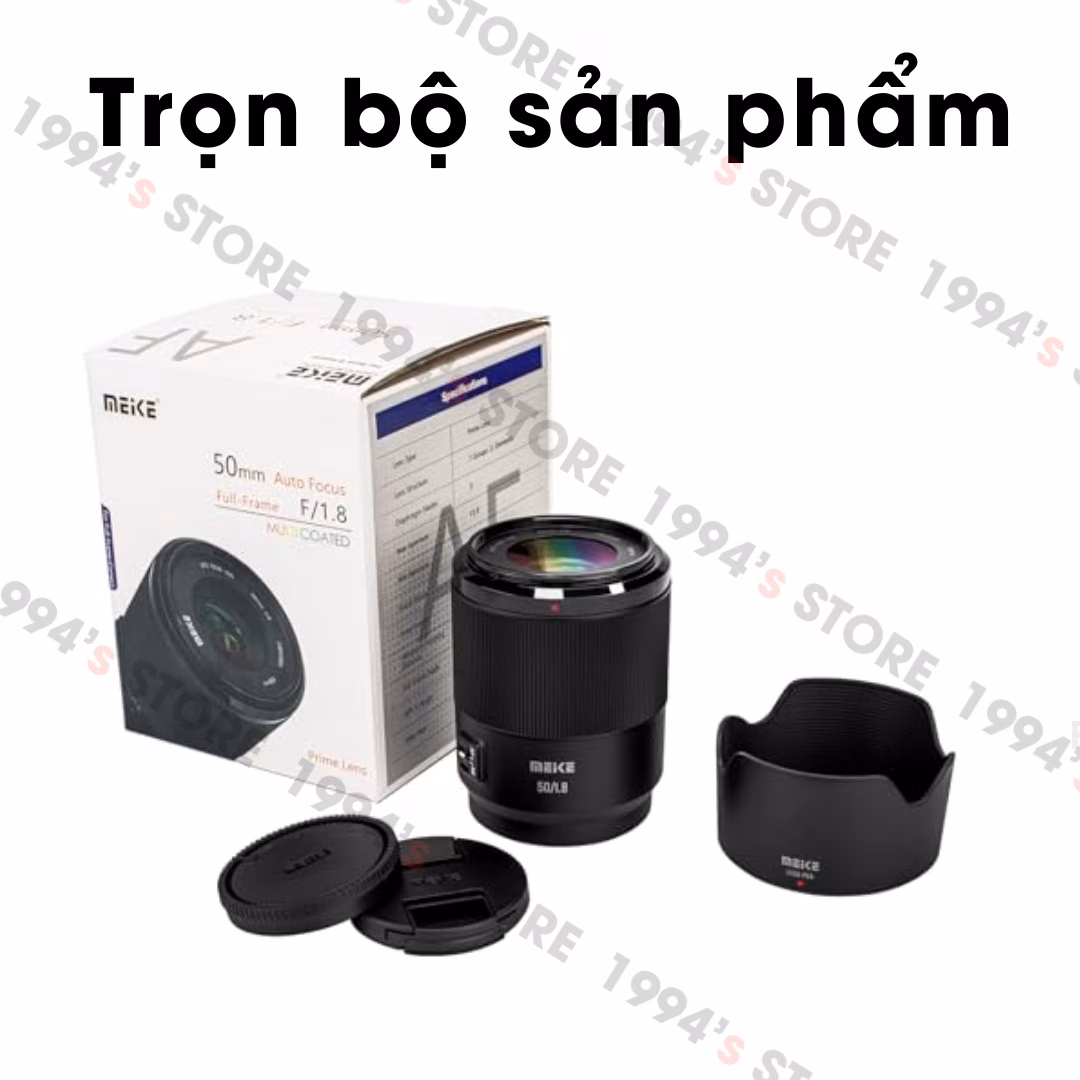 Lens Meike 50mm F1.8 dưỡng ED chống quang sai