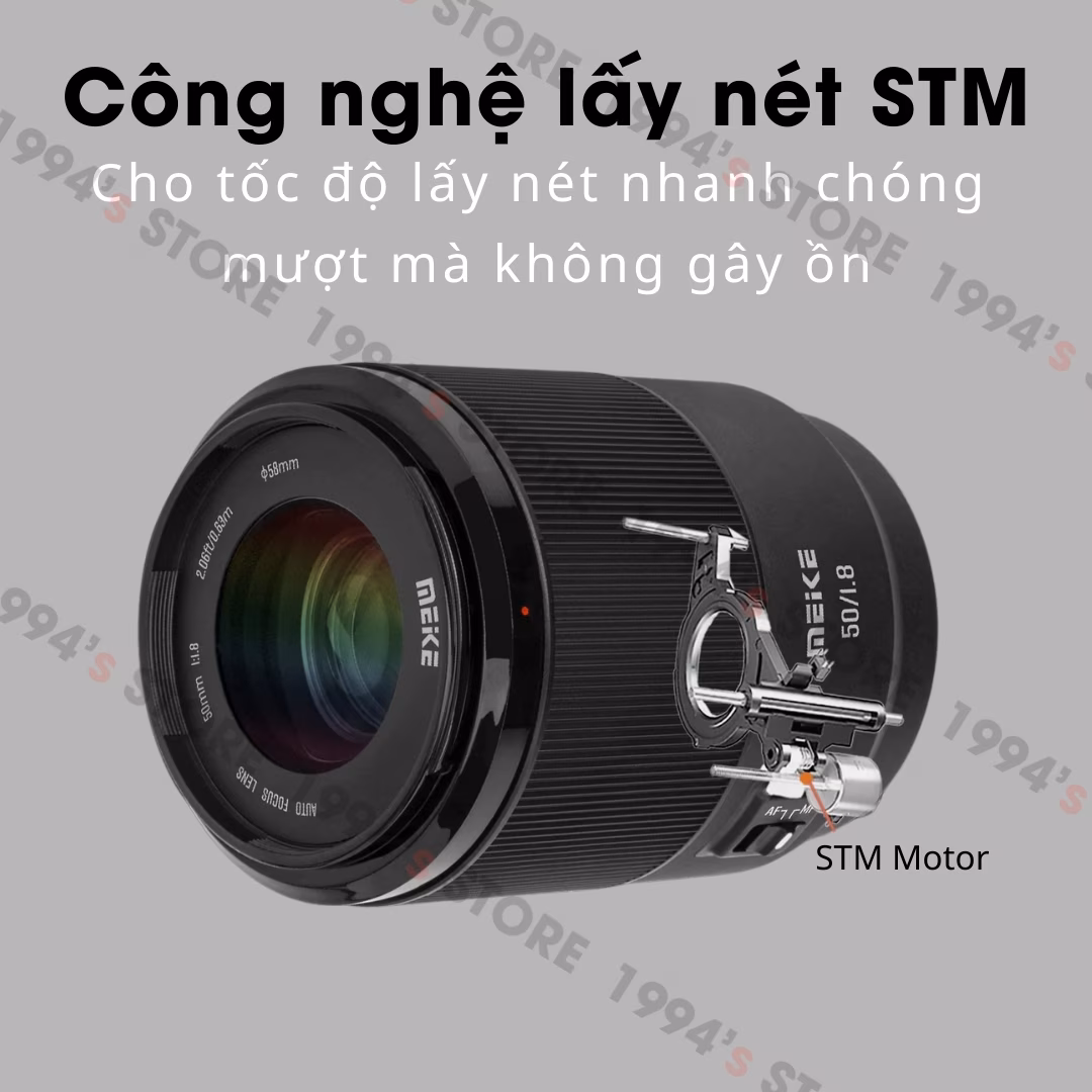 Động cơ tự động lấy nét ống kính 50mm STM siêu