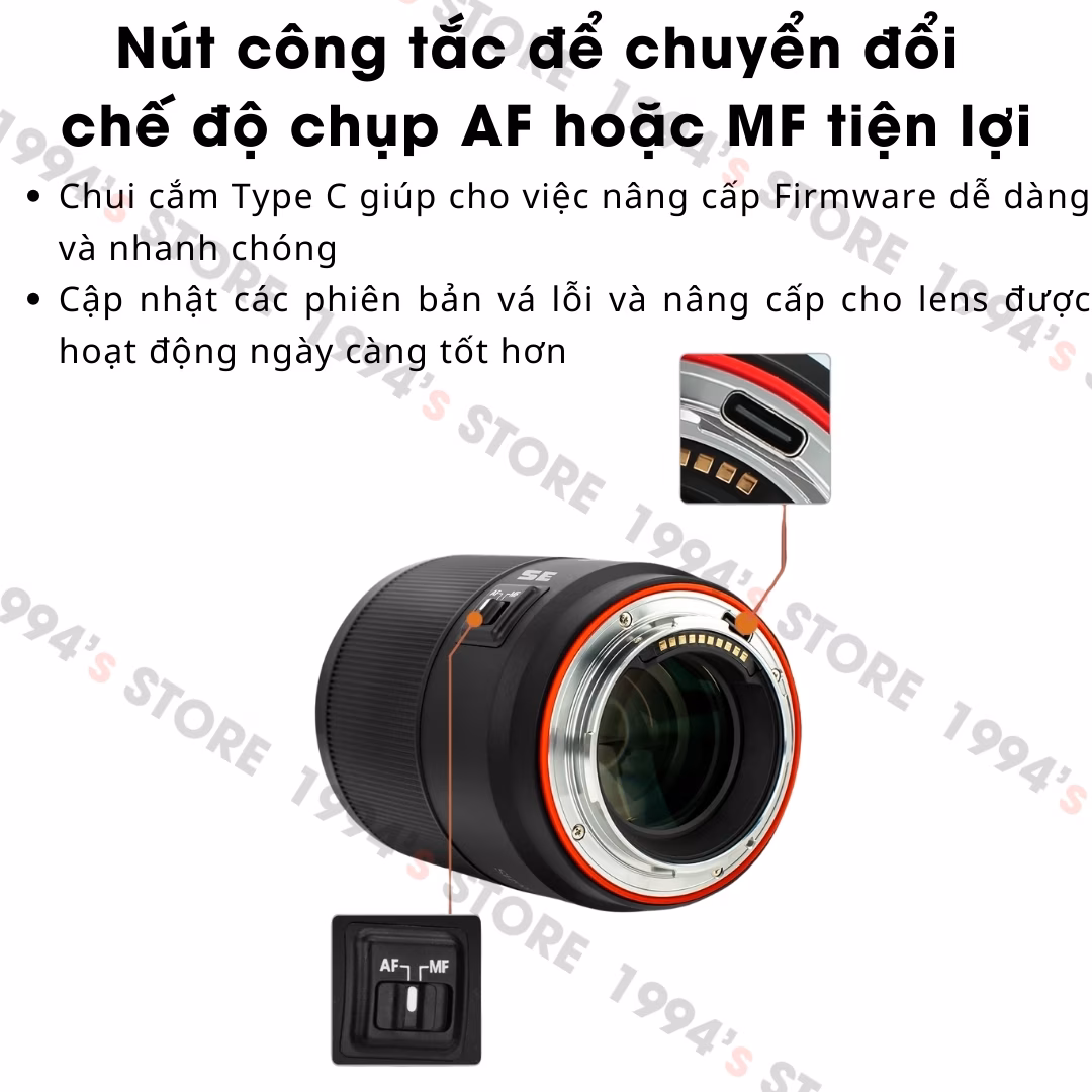 Ống kính Meike 50mm F1.8 SE AF cho Full-Frame Sony E/Nikon Z/Leica L