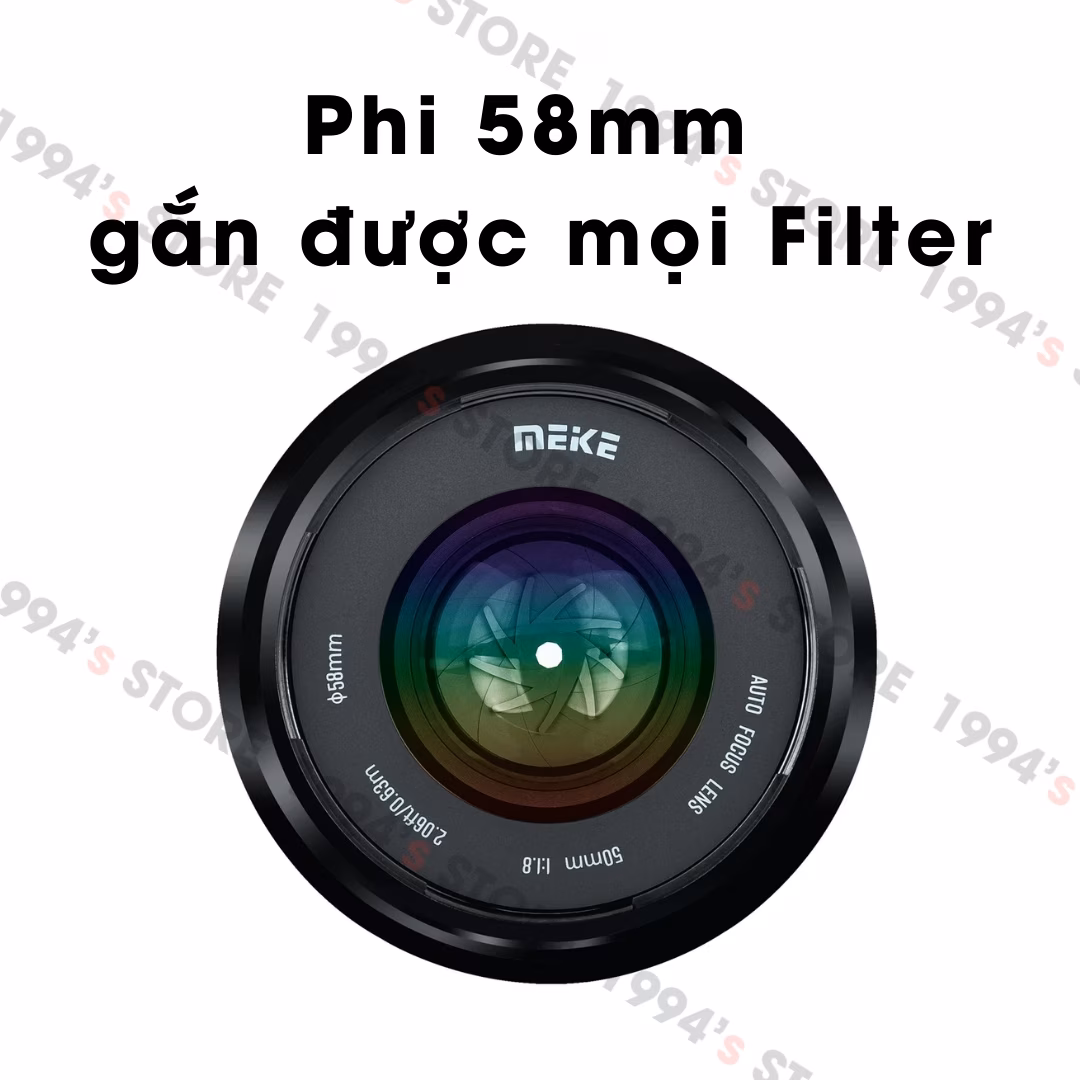 Ống kính Meike 50mm F1.8 SE AF cho Full-Frame Sony E/Nikon Z/Leica L