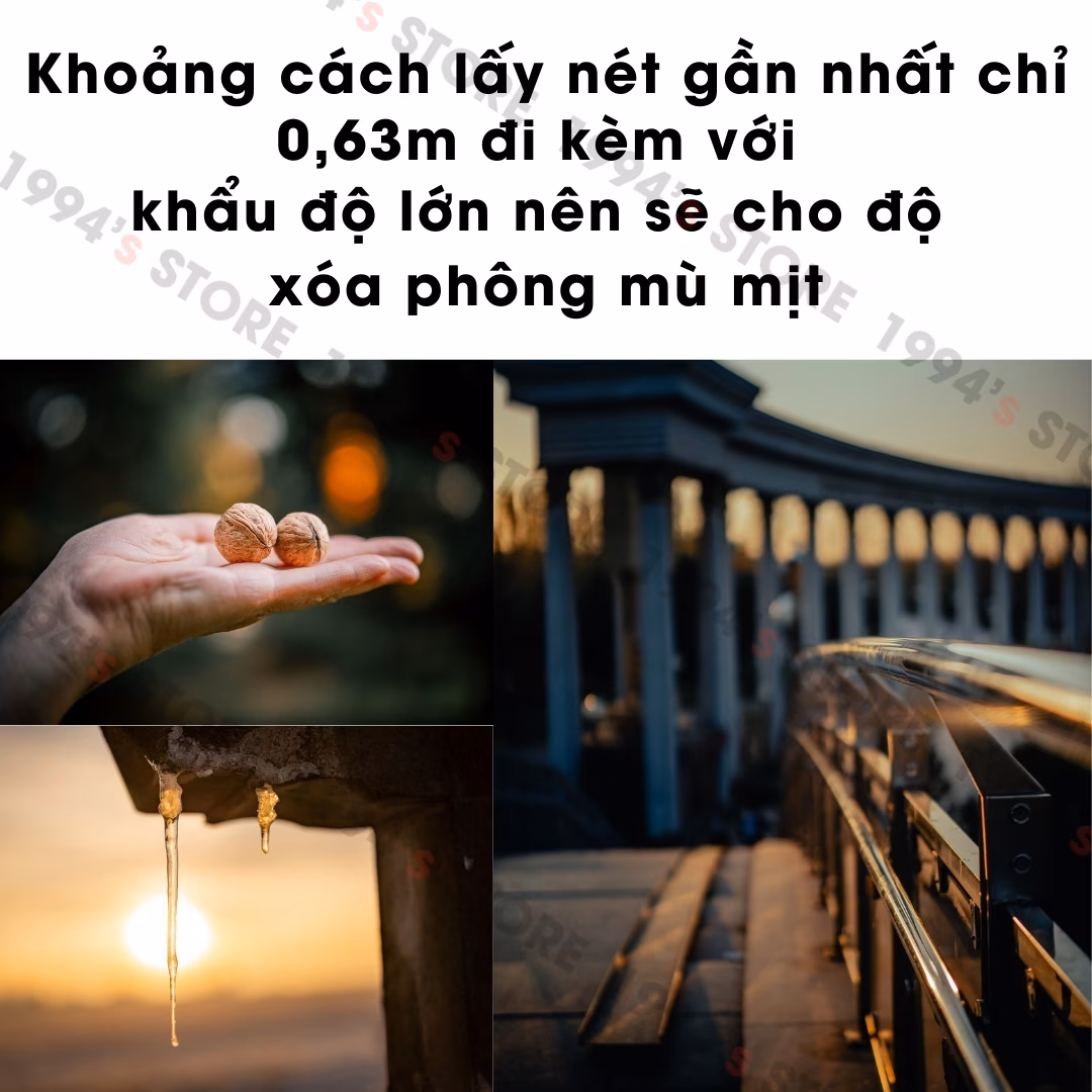 Ống kính Meike 50mm F1.8 SE AF cho Full-Frame Sony E/Nikon Z/Leica L