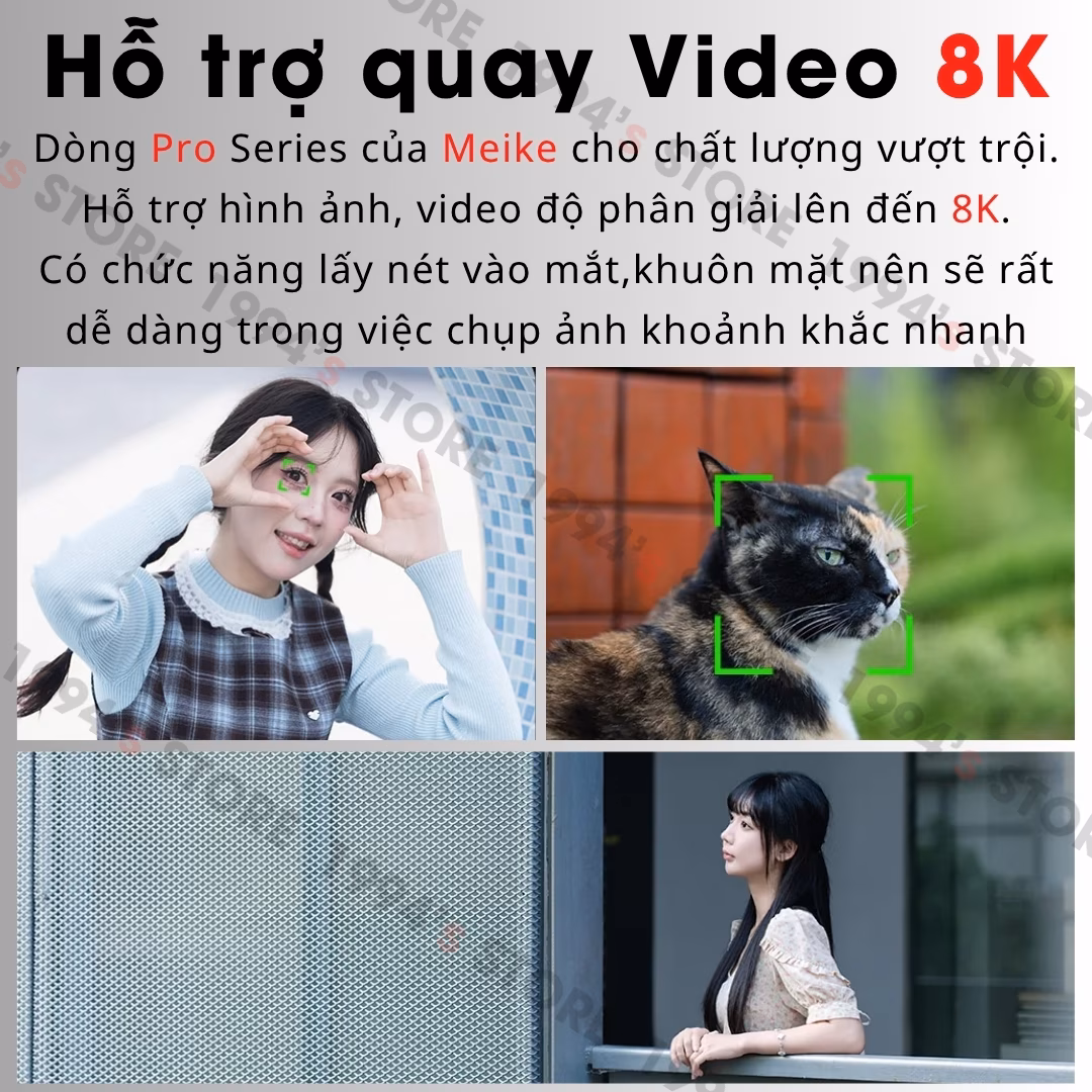 Dòng ống kính Meike Pro Series chuyên nghiệp