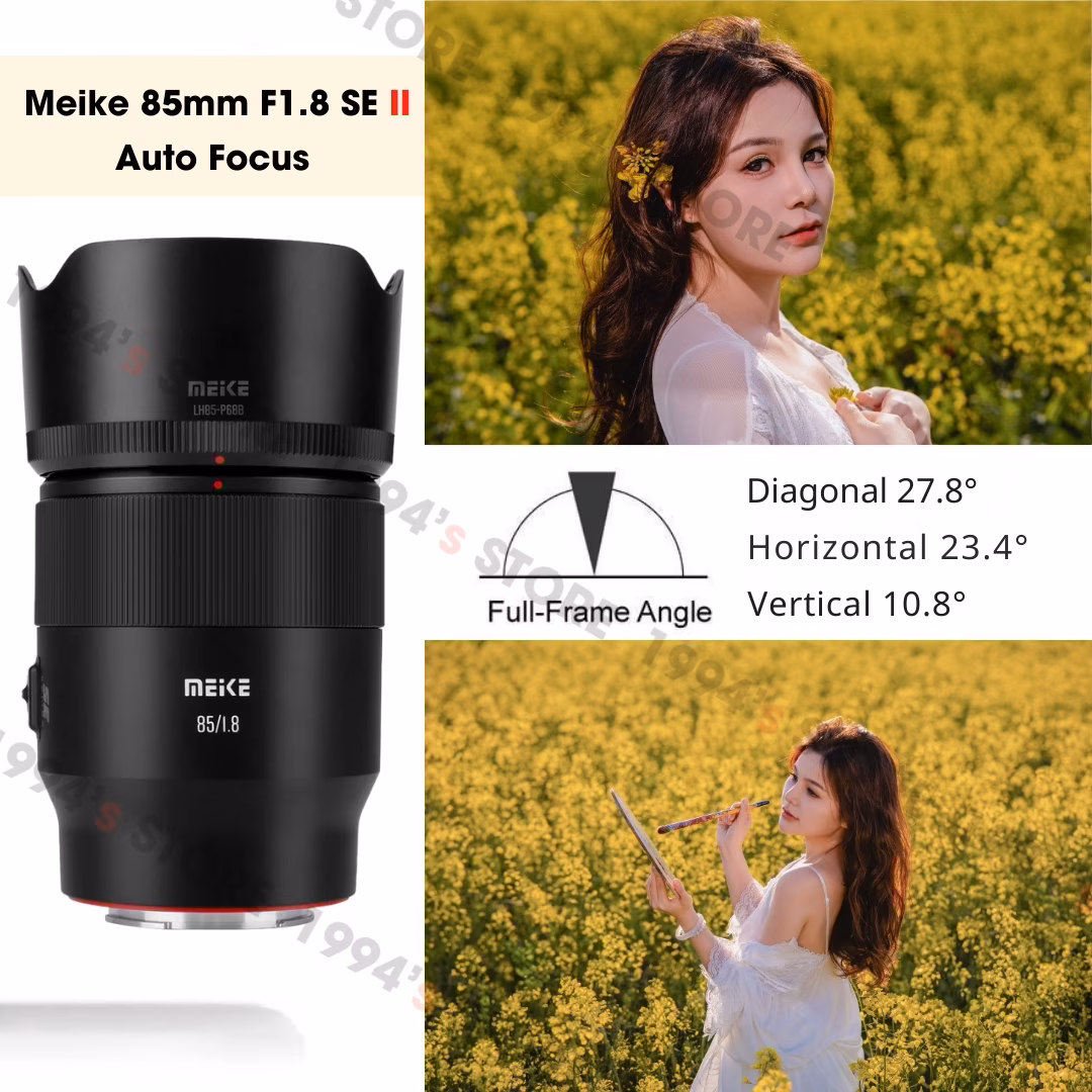 Ống kính Meike 85mm F1.8 SE II chính hãng