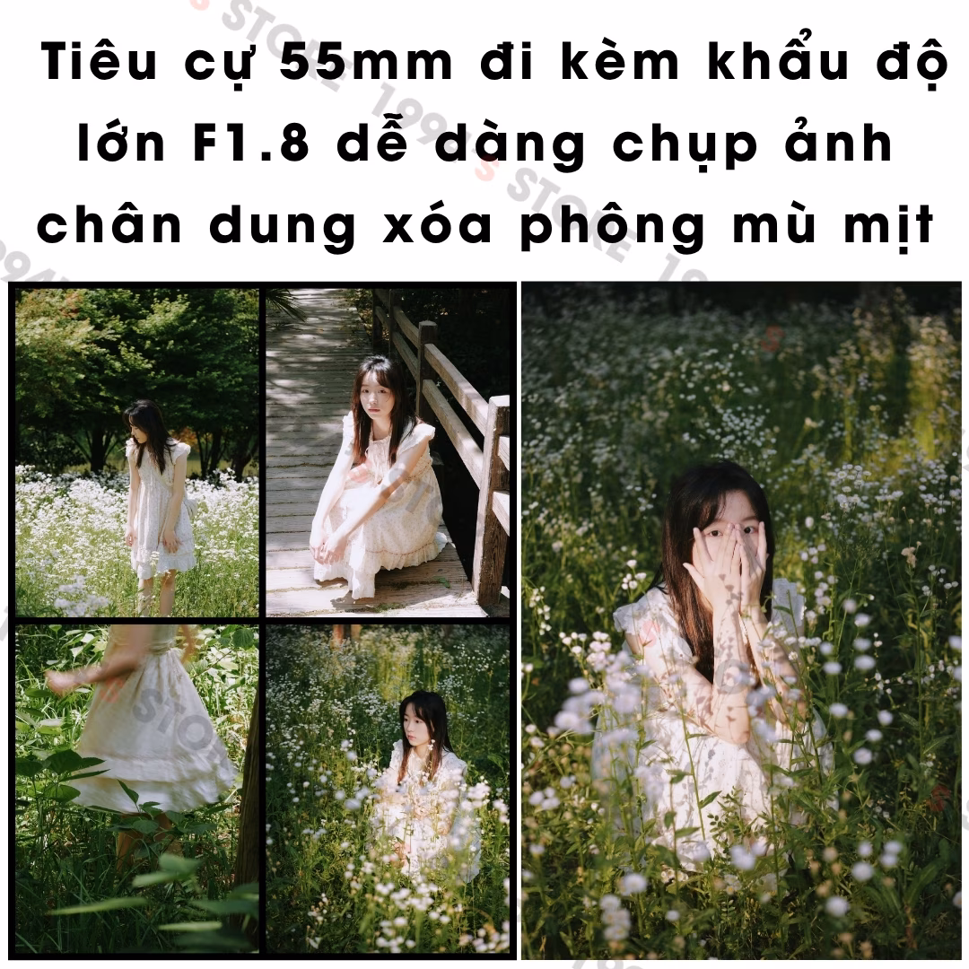 Vistilen AF 55mm F1.8 Pro Auto Focus - Lens chuyên chân dung cho Canon R/RF