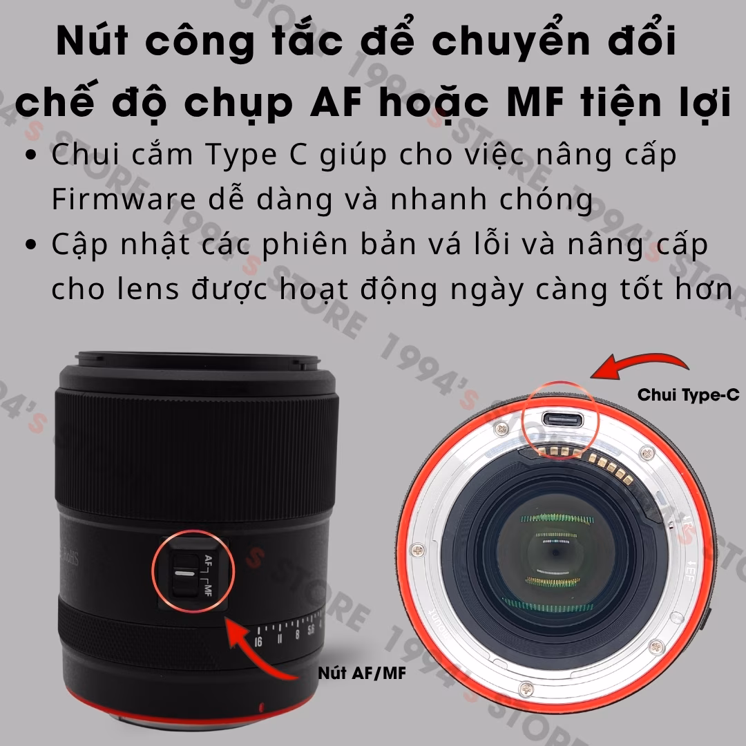 Lens Meike Vistilen 55mm F1.8 Pro cho Canon