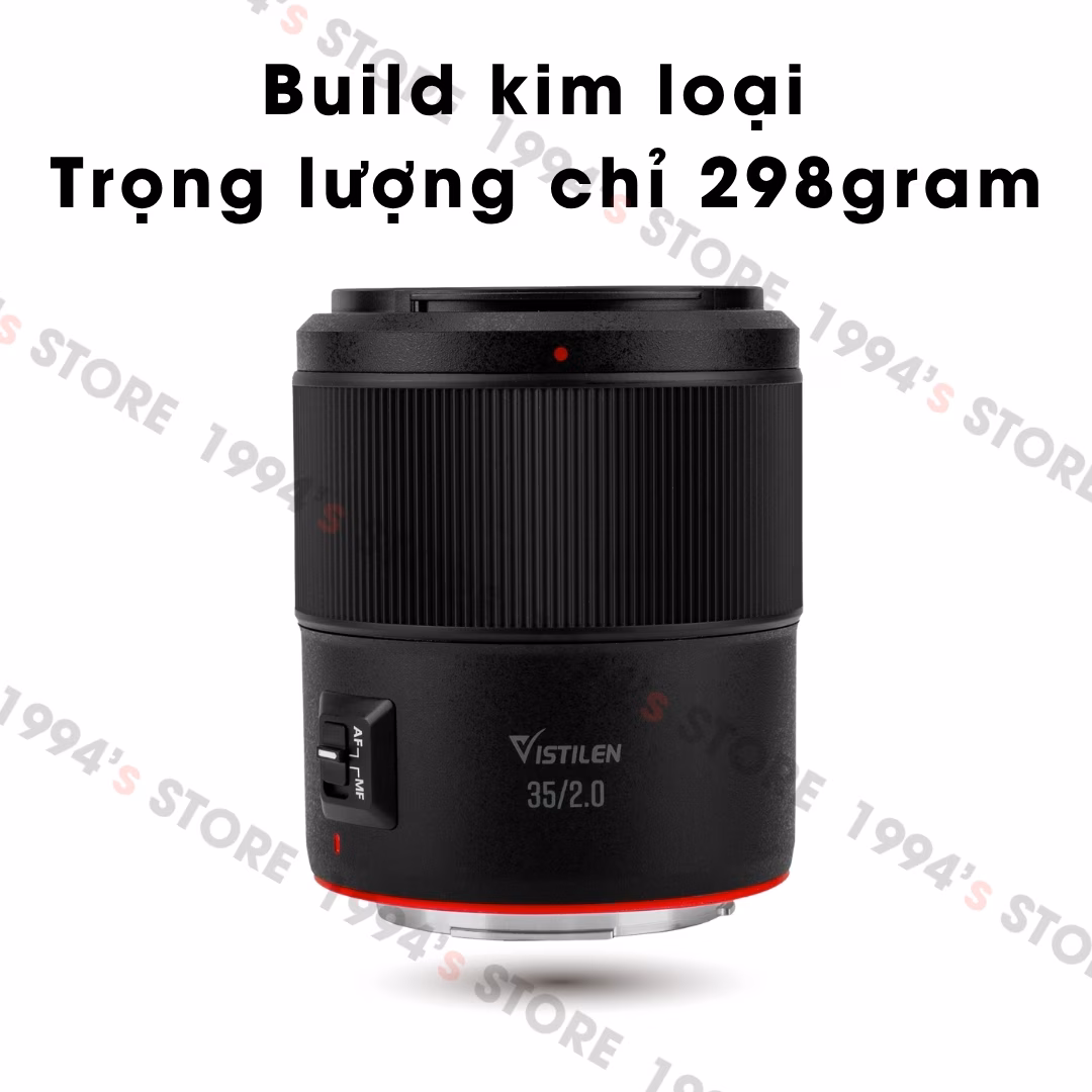 Lens 35mm F2 có ron cao su chống bụi nước (vòng đỏ)