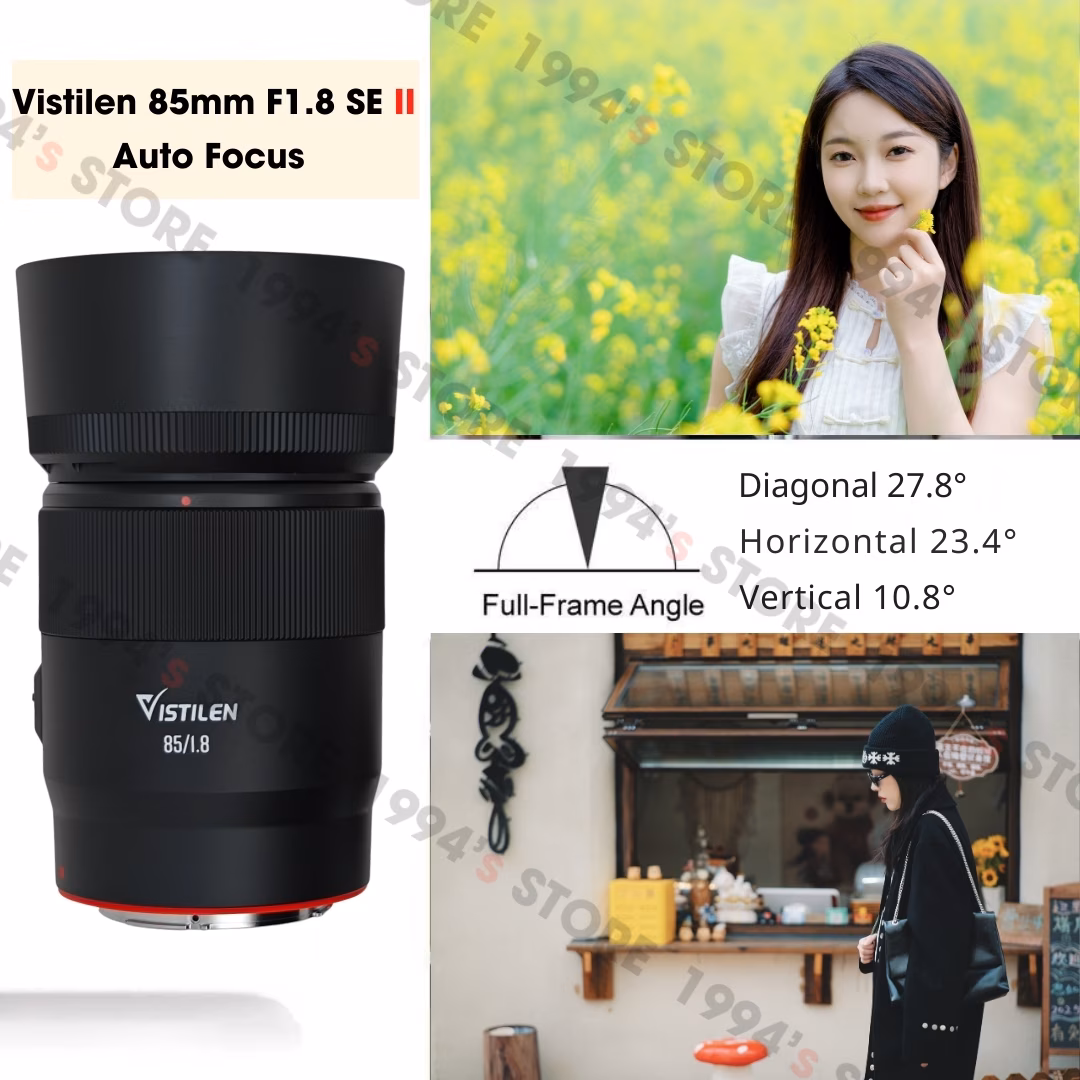 Vistilen 85mm F1.8 SE II Auto Focus – Lens chuyên chân dung for Full-Frame cho Canon R/RF