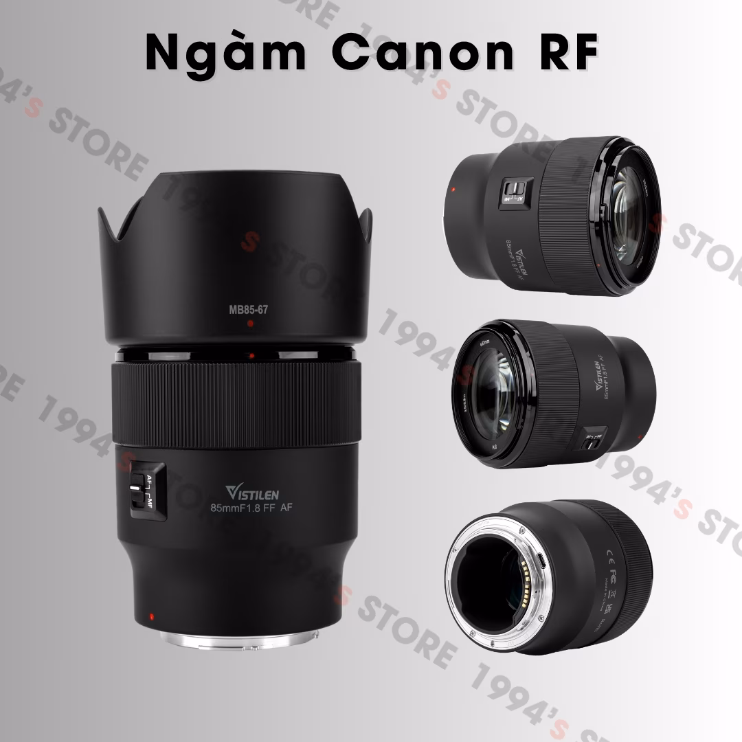 Vistilen 85mm F1.8 Auto Focus cho Canon R/RF