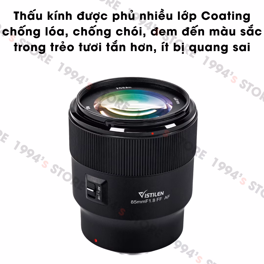 Vistilen 85mm F1.8 Auto Focus cho Canon R/RF