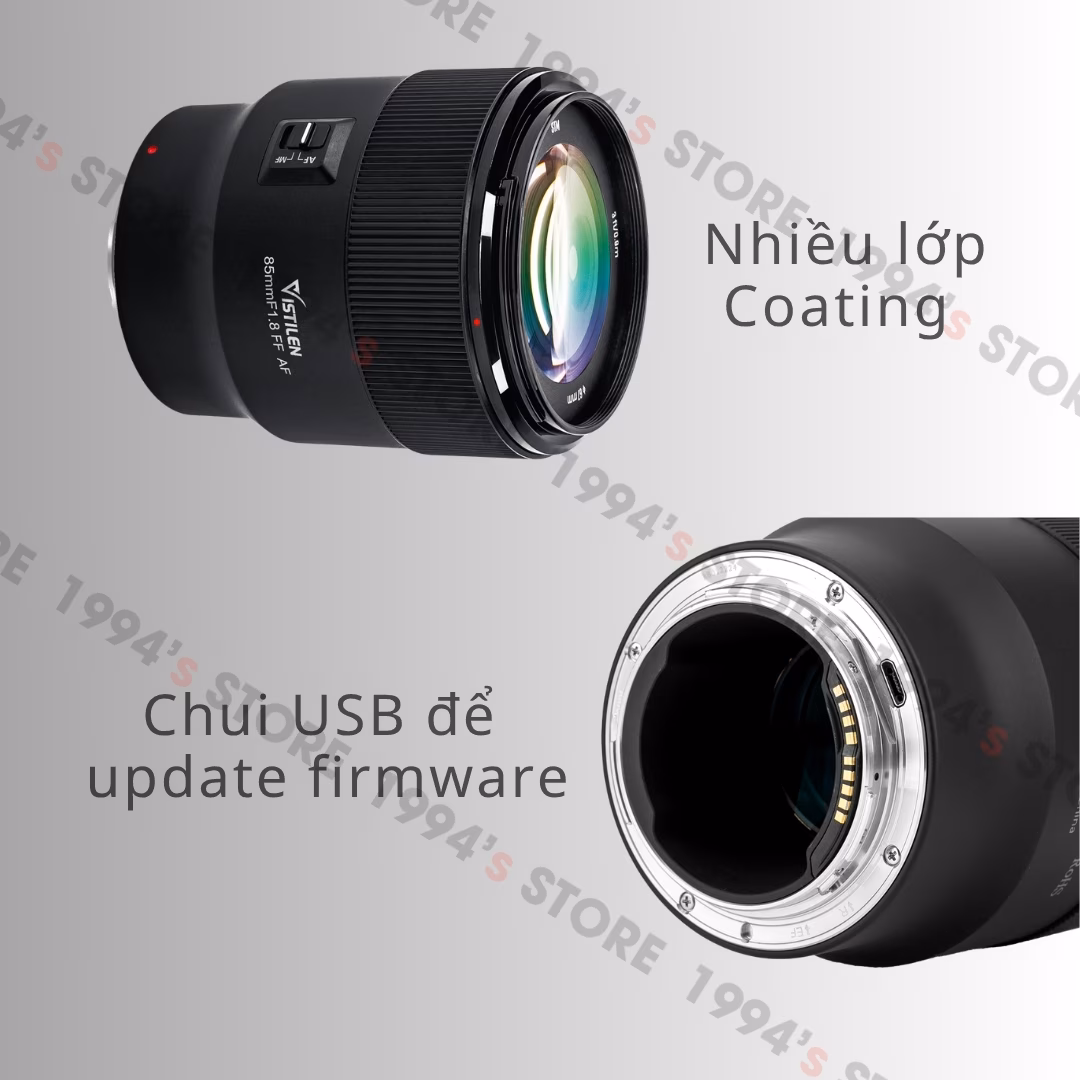 Vistilen 85mm F1.8 Auto Focus cho Canon R/RF