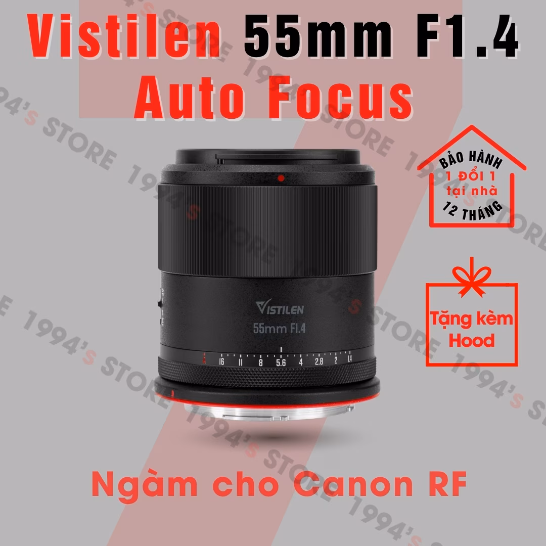 Ống kính Vistilen 55mm F1.4 AF chính hãng