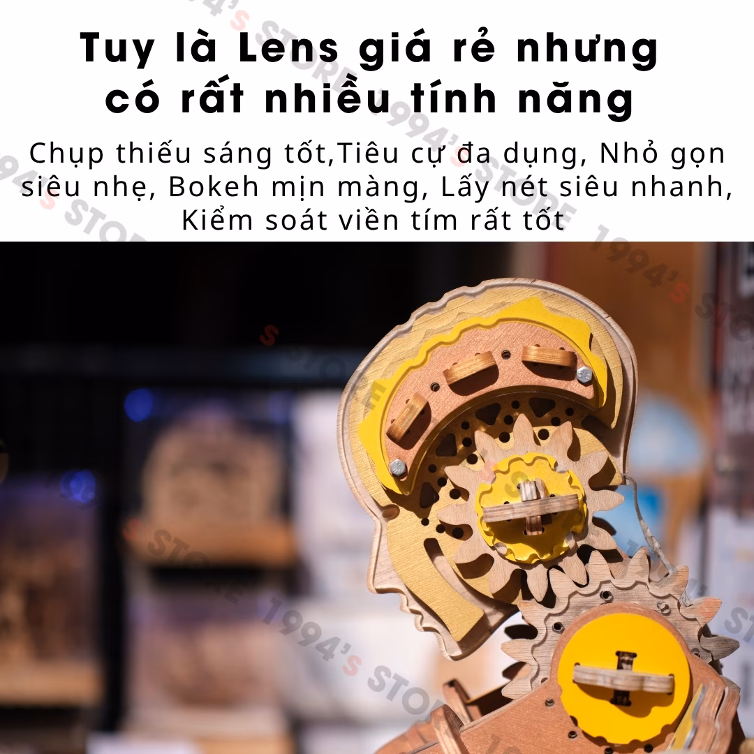 Vistilen 55mm F1.4 AF cho Canon EOS R – Lens chân dung xóa phông