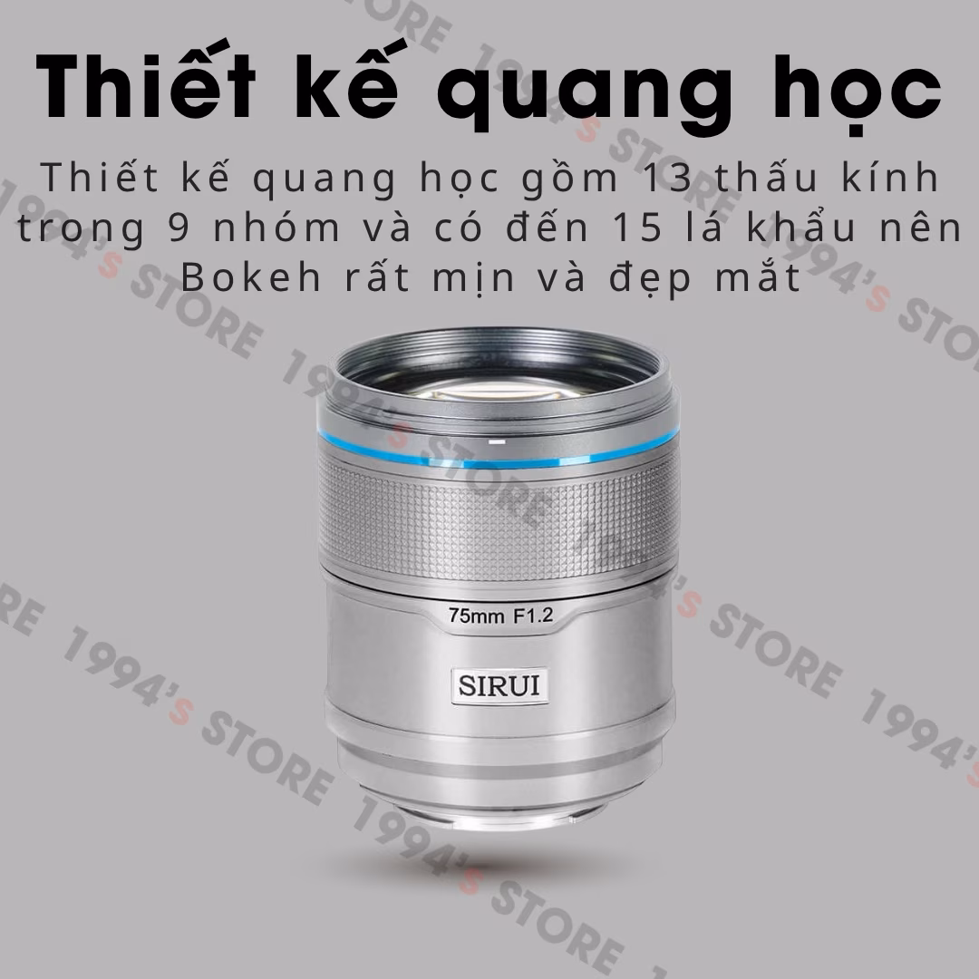 SIRUI 75mm F1.2 Auto Focus – Sirui Sniper AF lấy nét tự động