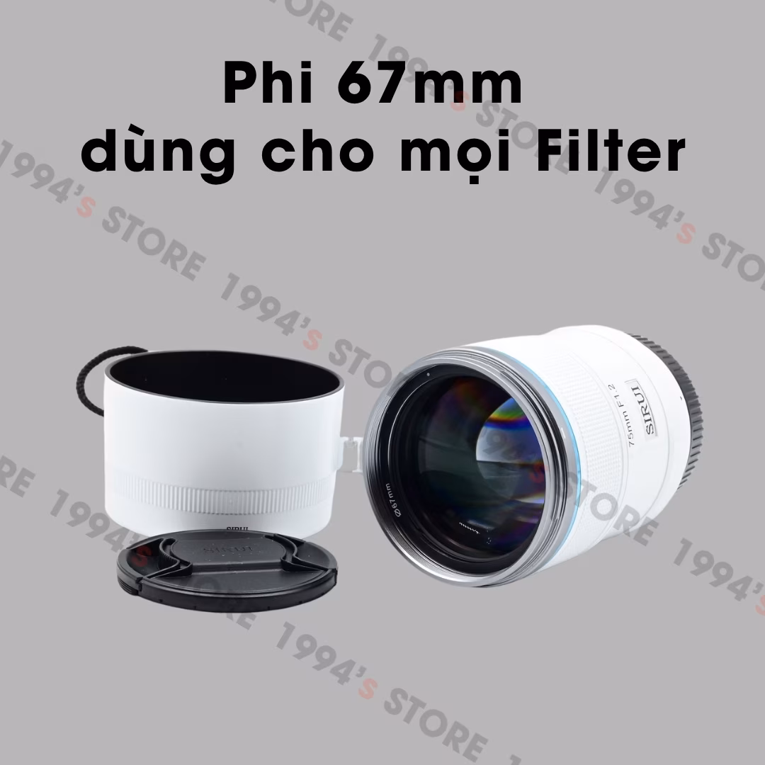 SIRUI 75mm F1.2 Auto Focus – Sirui Sniper AF lấy nét tự động