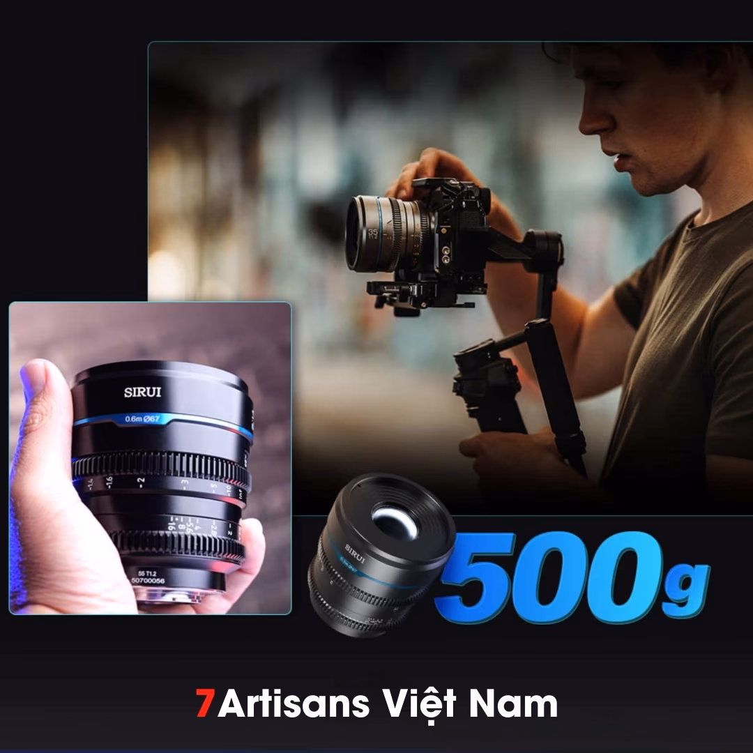 SIRUI Night Walker Super35 16mm T1.2 Cine Lens