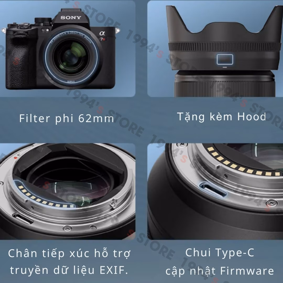 Sirui AURORA 35mm F1.4 Auto Focus – Lens đa dụng cho Full-Frame