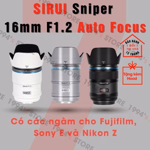 SIRUI 16mm F1.2 Auto Focus – Sirui Sniper AF lấy nét tự động