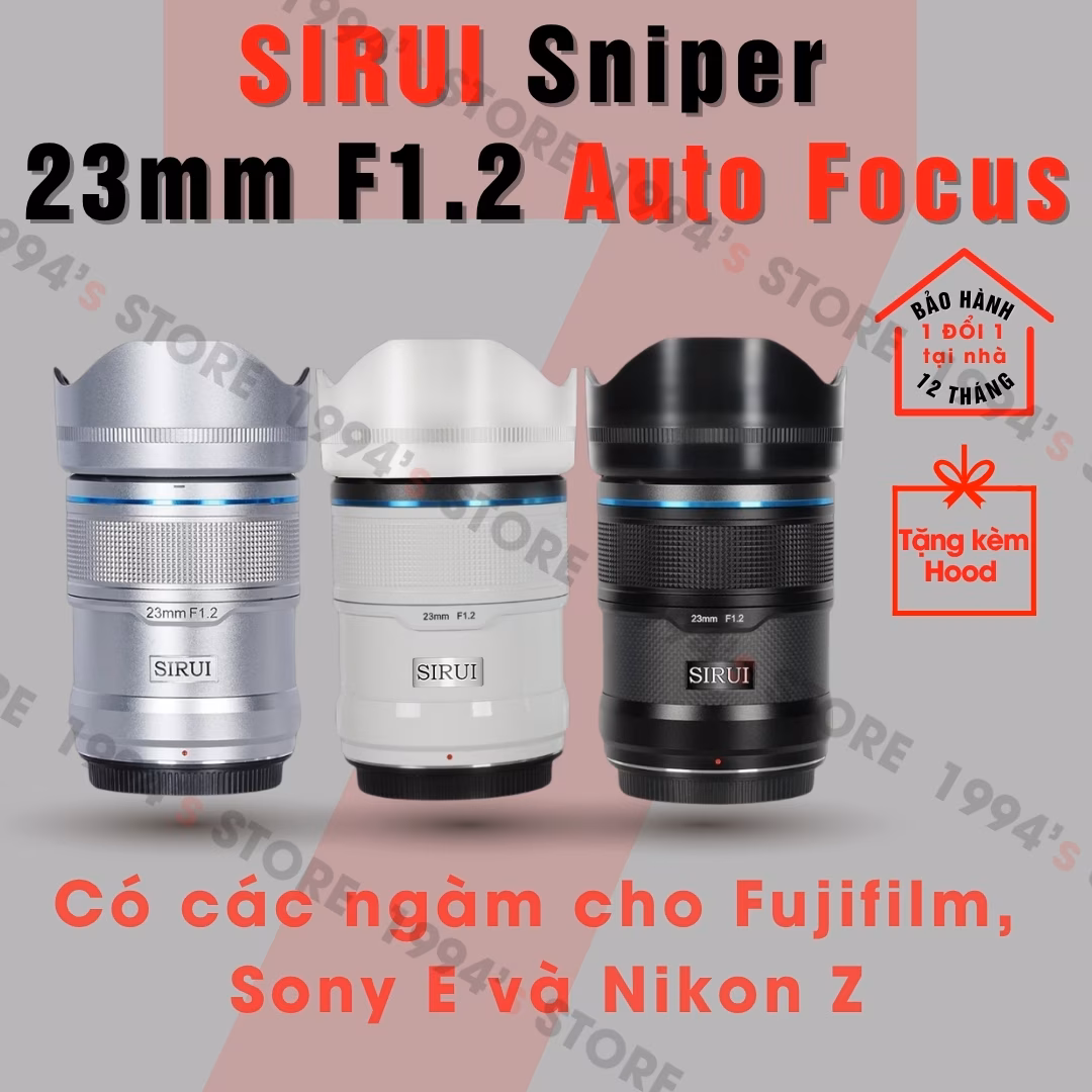 SIRUI 23mm F1.2 Auto Focus – Sirui Sniper AF