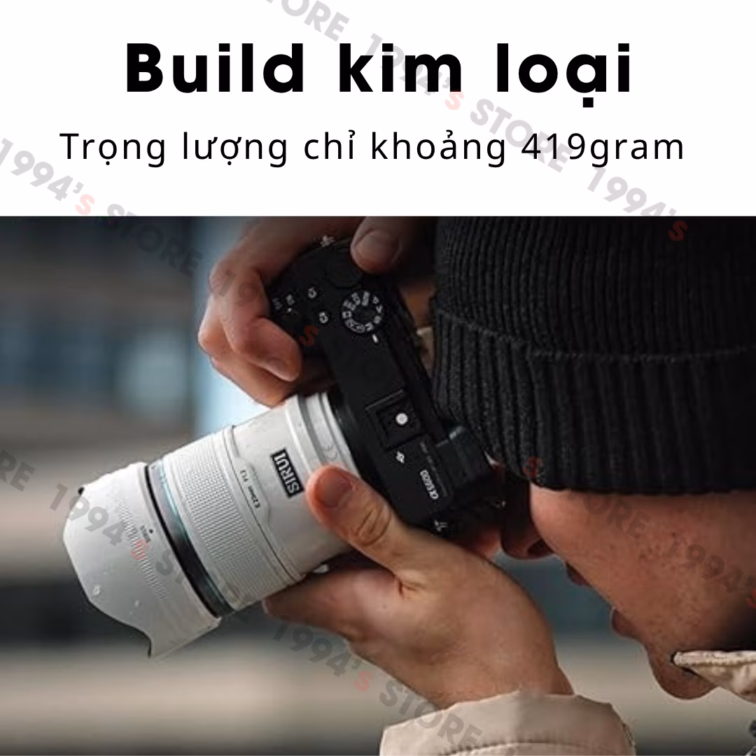 Sirui Sniper 56mm F1.2 AF cho Sony E / Fujifilm X / Nikon Z - Chính Hãng