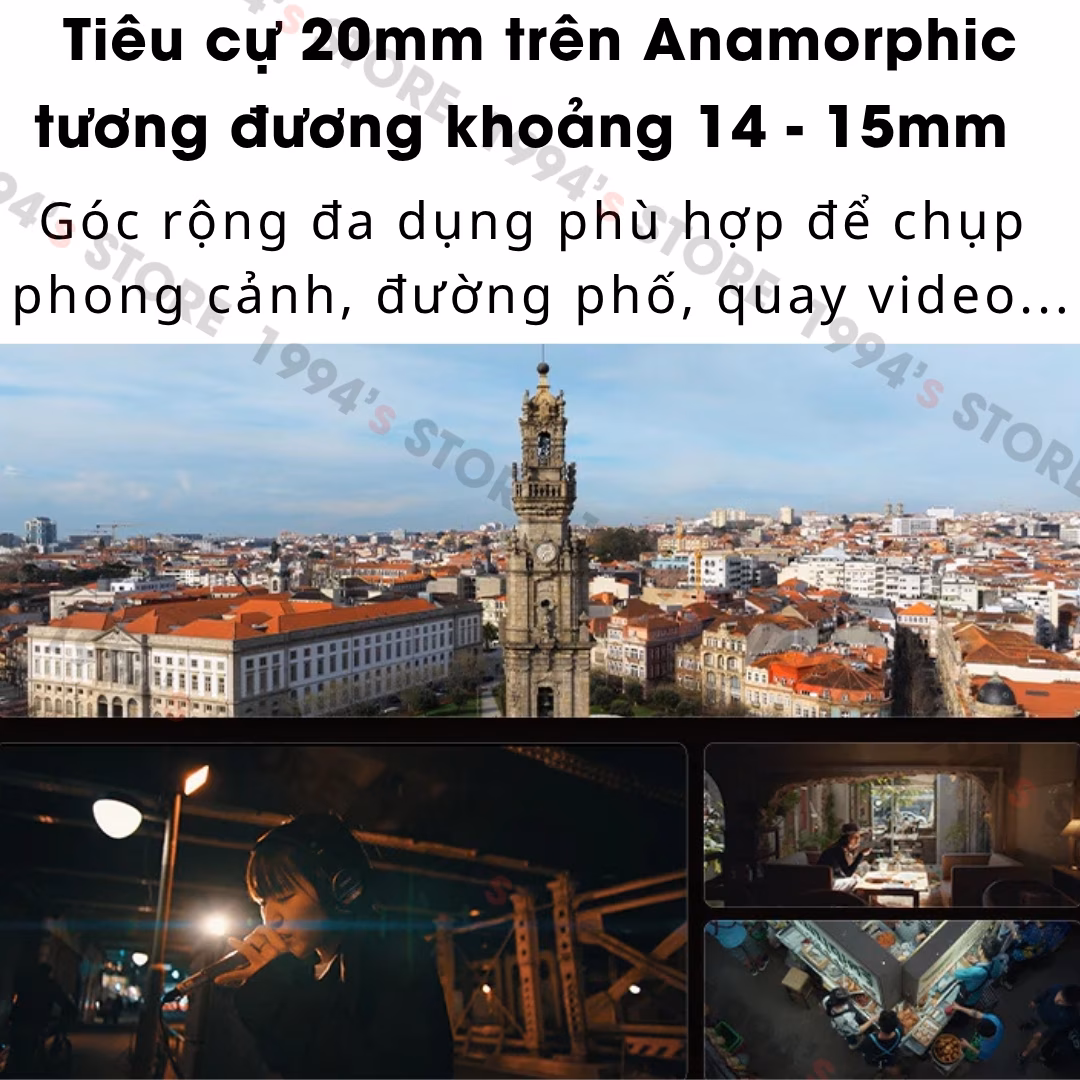 Sirui 20mm T1.8 AF 1.33X Anamorphic Cine Super35
