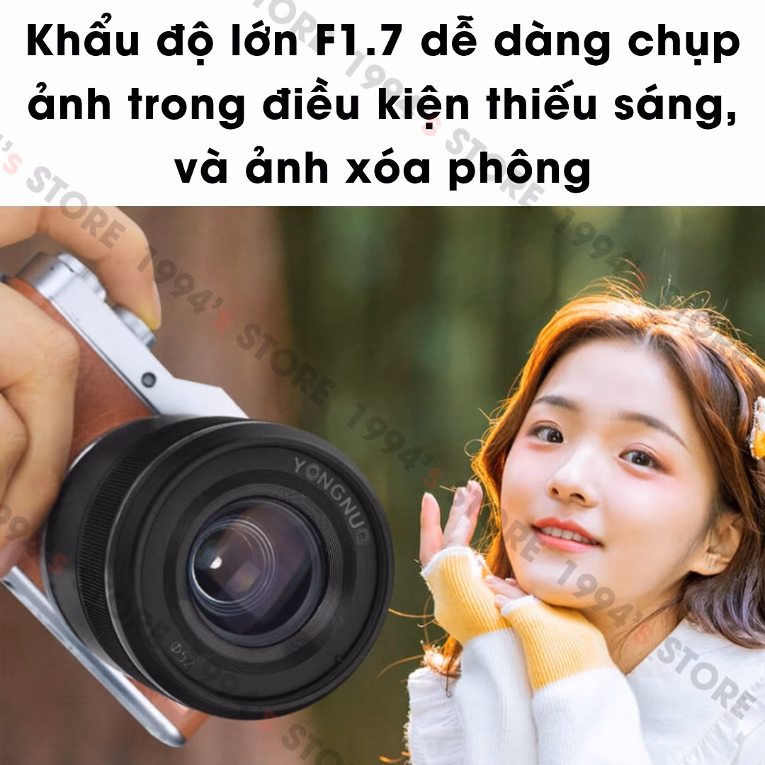 yongnuo 25mm f1.7 bảo hành 12 tháng