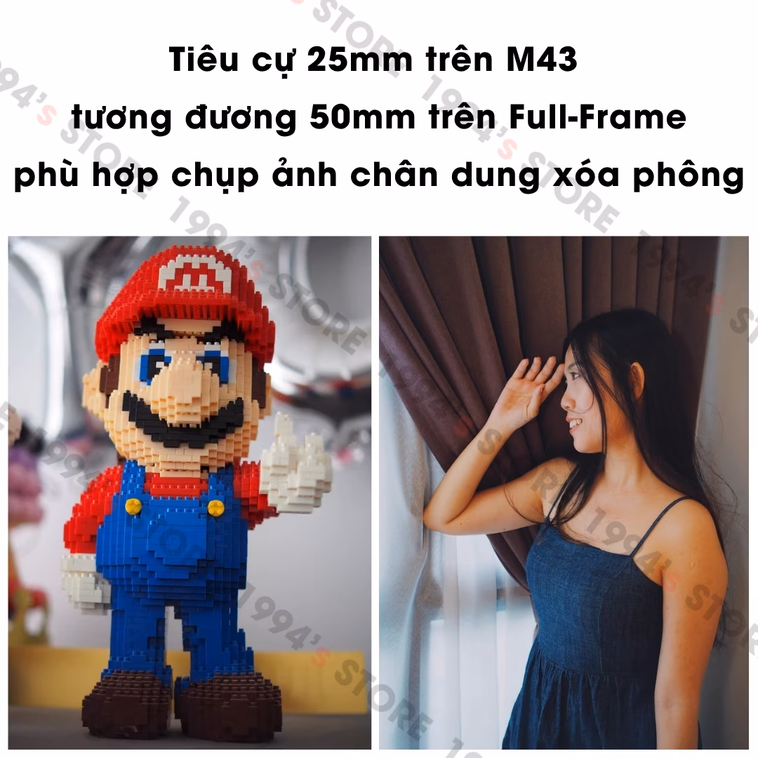 yongnuo 25mm f1.7 auto focus chính hãng