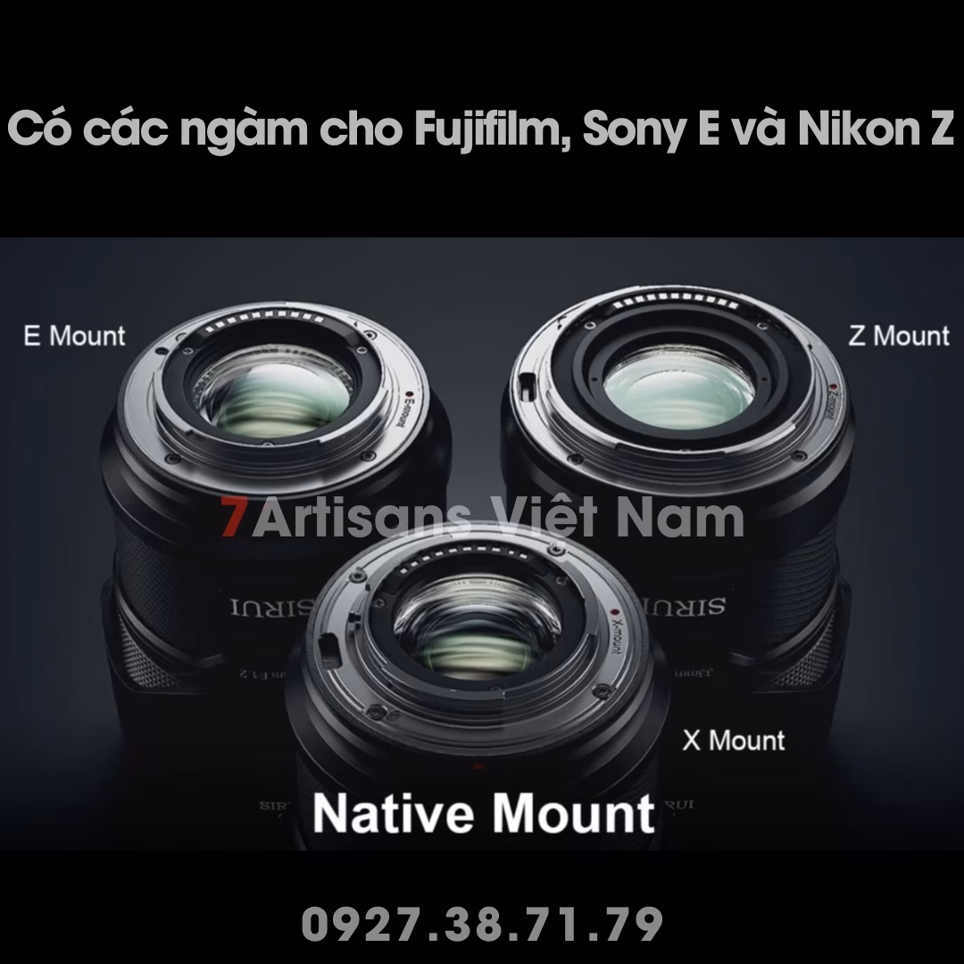 Set 2 lens SIRUI Sniper 16mm F1.2 và 75mm F1.2 Auto Focus-Combo set 2 lens Sirui Sniper